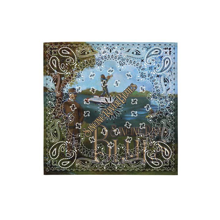 Singing River Blues All-Over Bandana product image (1)