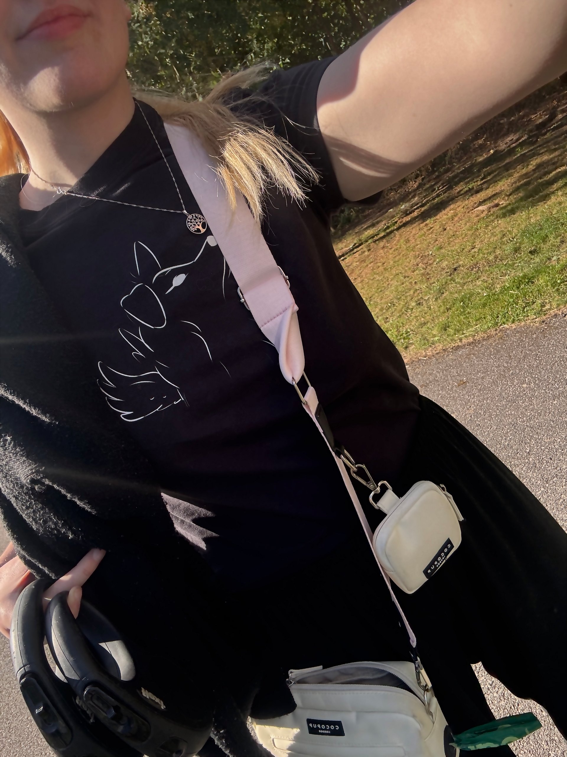 The Angel Sheltie - Unisex Heavyweight T-Shirt (Black outline) product image (2)