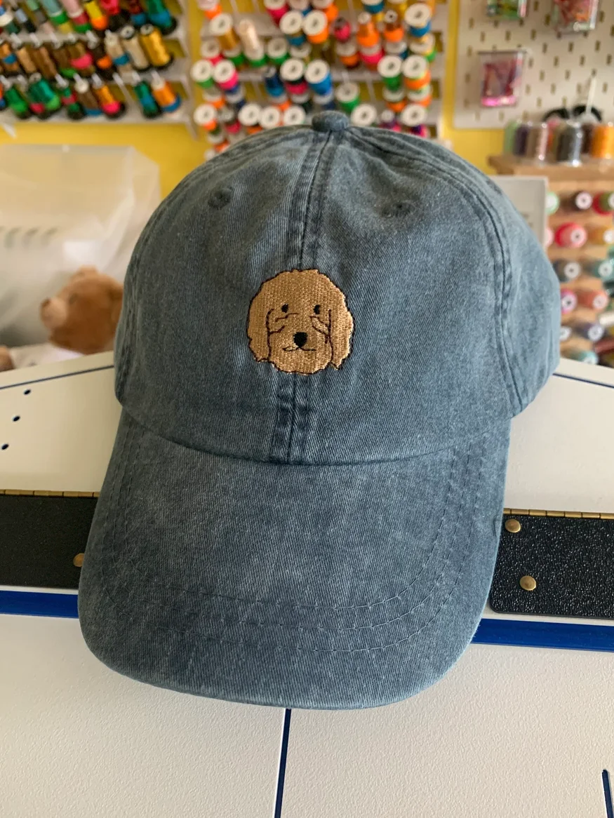 Embroidered Golden Doodle Baseball Cap product image (2)