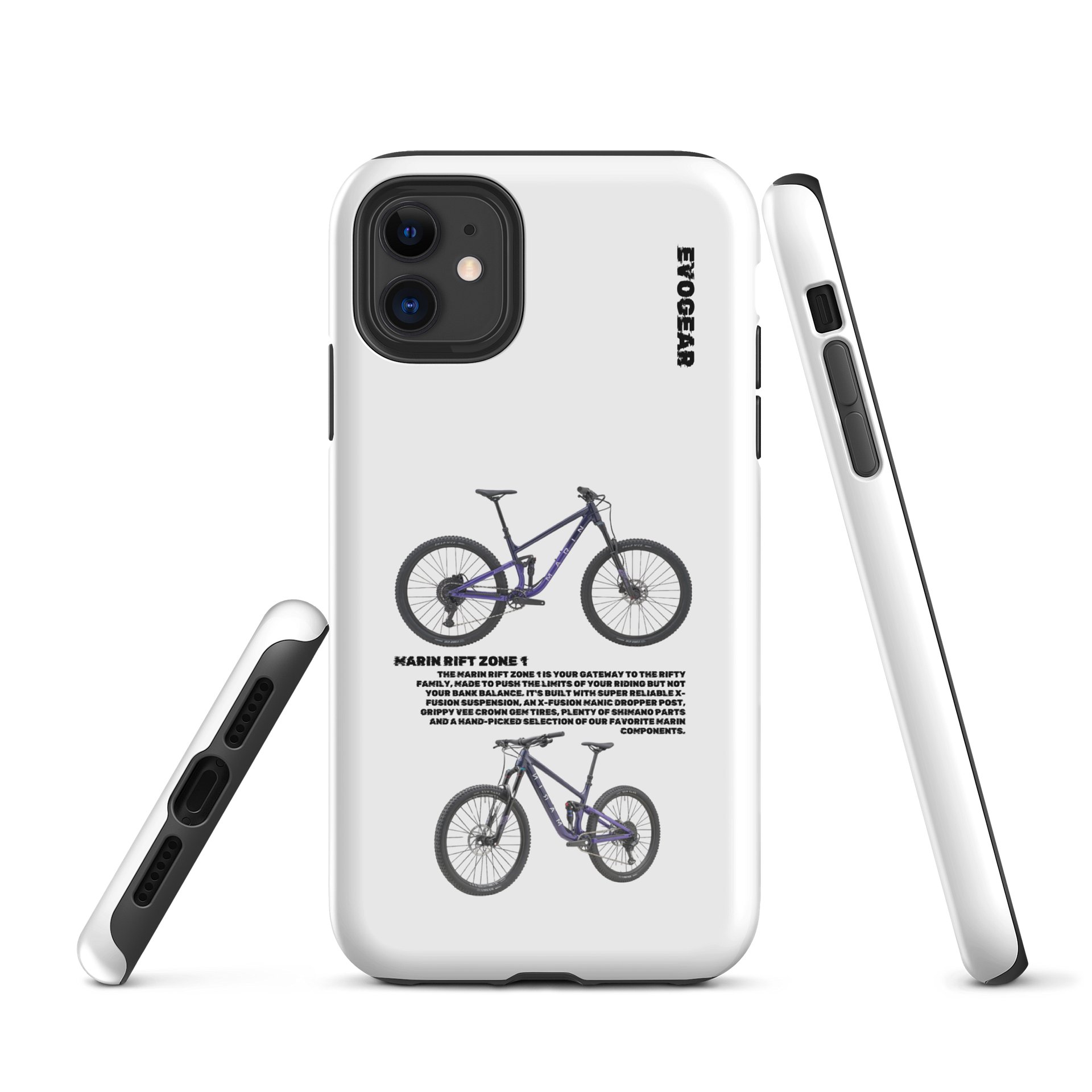 White Marin Rift Zone 1 iPhone Case product image (1)