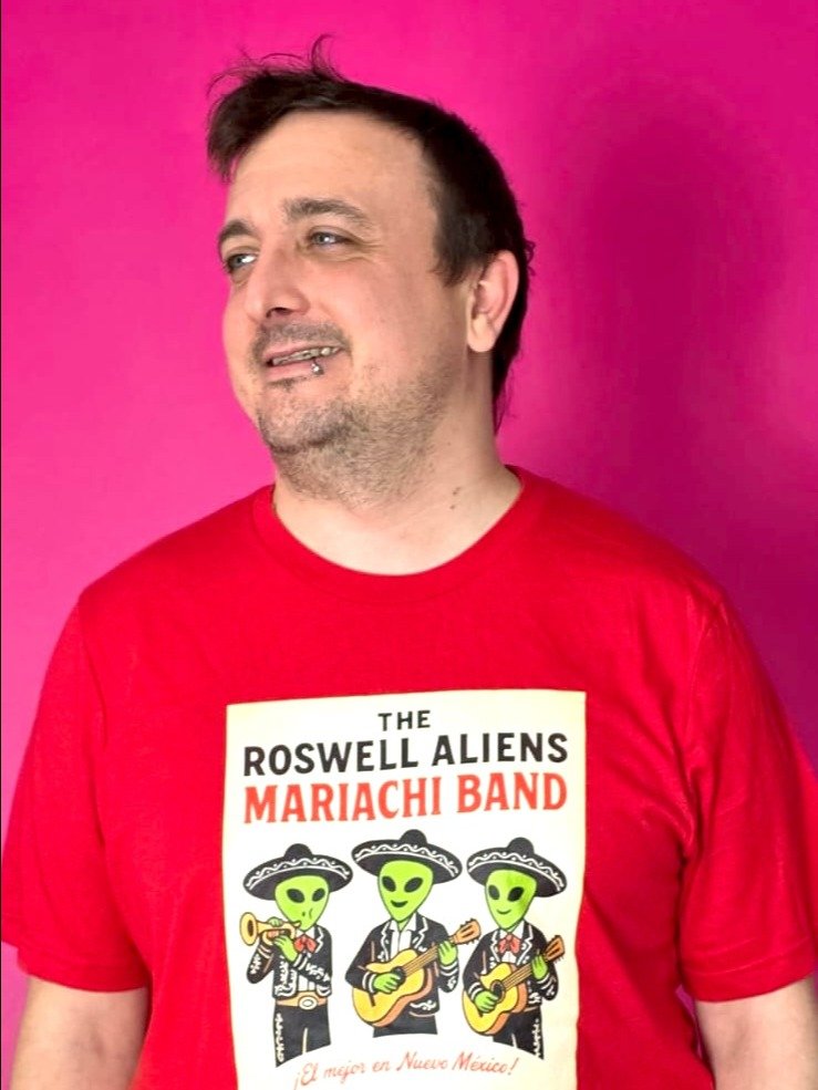 Mariachi Band Roswell Aliens 1950's Retro Concert Tee Fit Unisex T-Shirt product image (8)