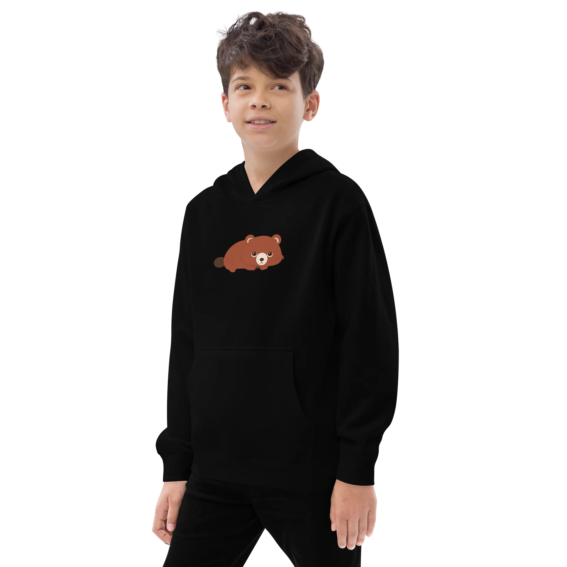 Woodland Animals Beaver Youth Pullover product image (5)
