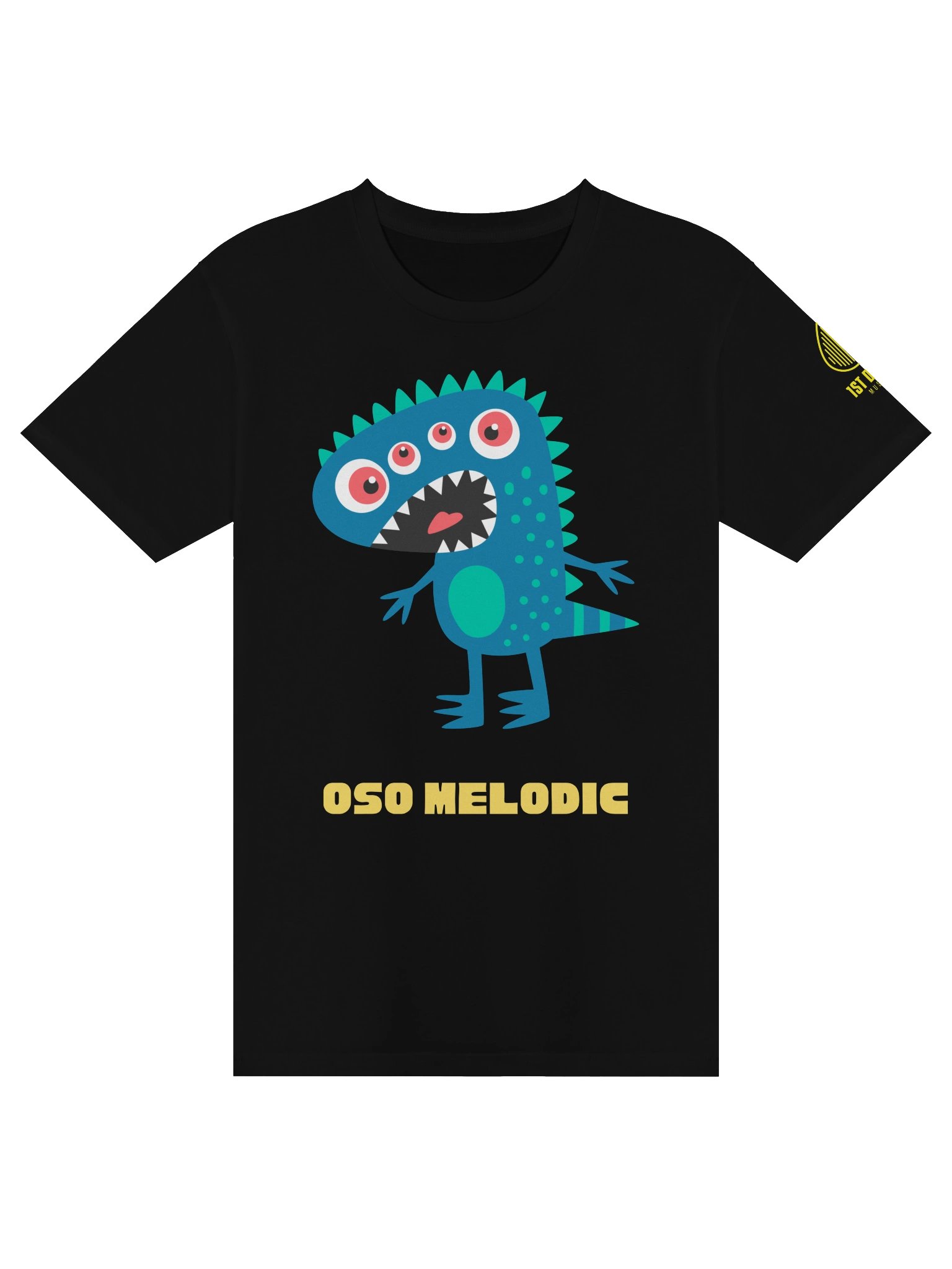Oso Melodic Dino Monster Unisex T-shirt product image (1)