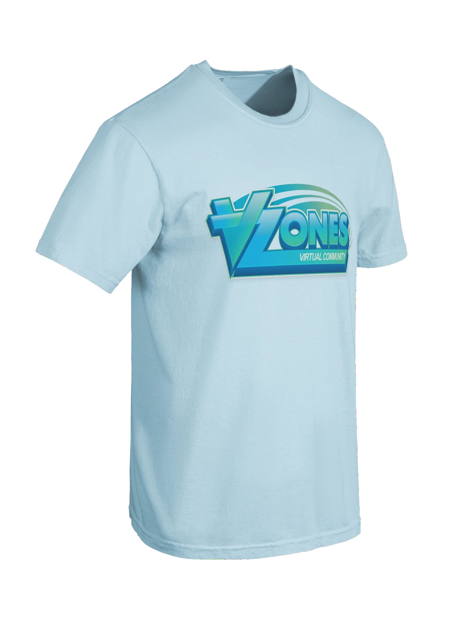 VZones Official T-Shirt Light Blue product image (8)