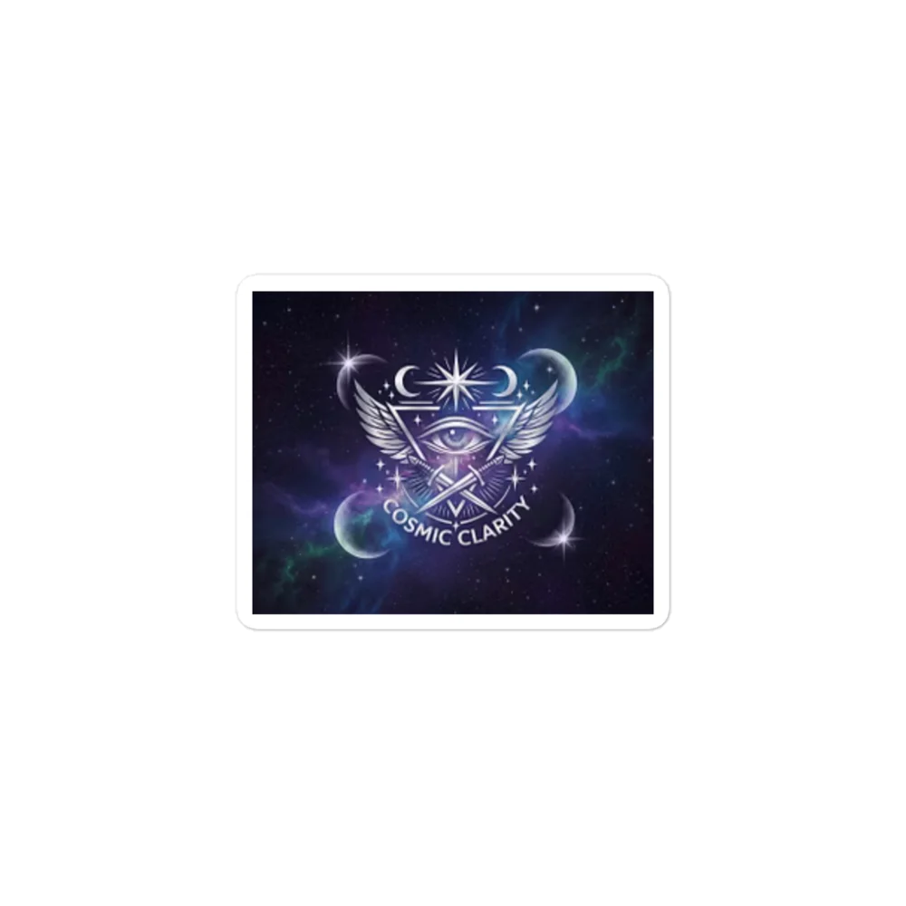 Cosmic Clarity Logo -Kiss Cut Stickers product image (1)