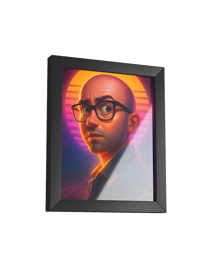 Retro-Futuristic Sunset Stantin Gaming Portrait product image (8)