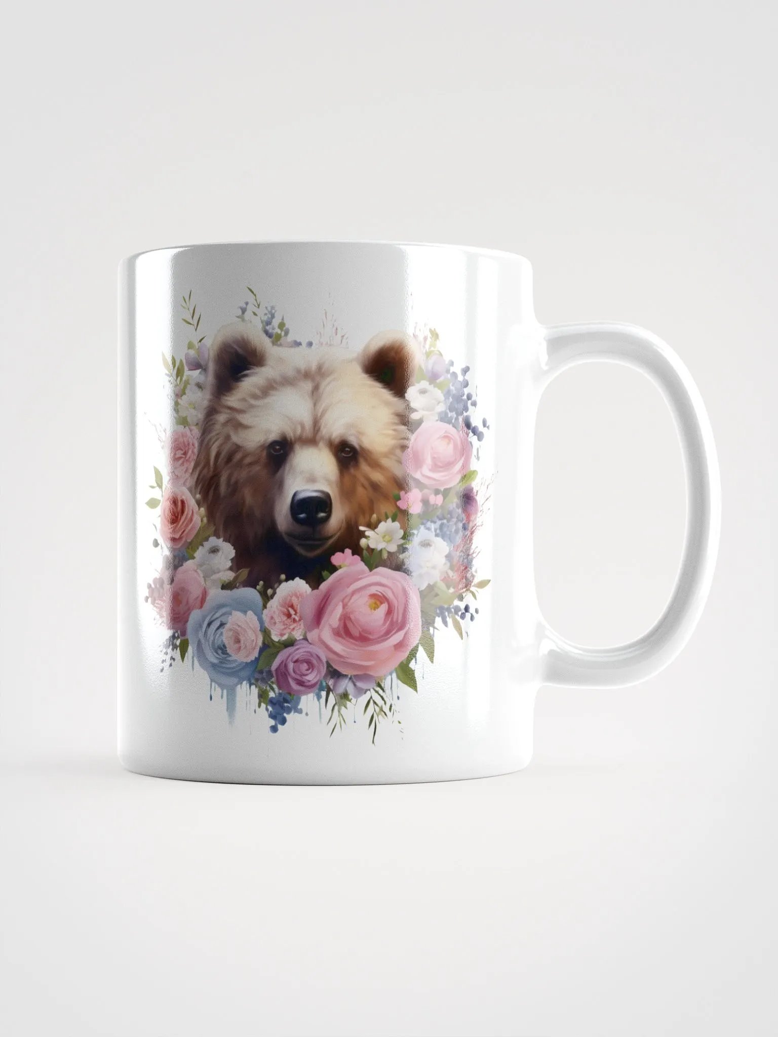 Grizzley Bear Blossom White Mug product image (1)