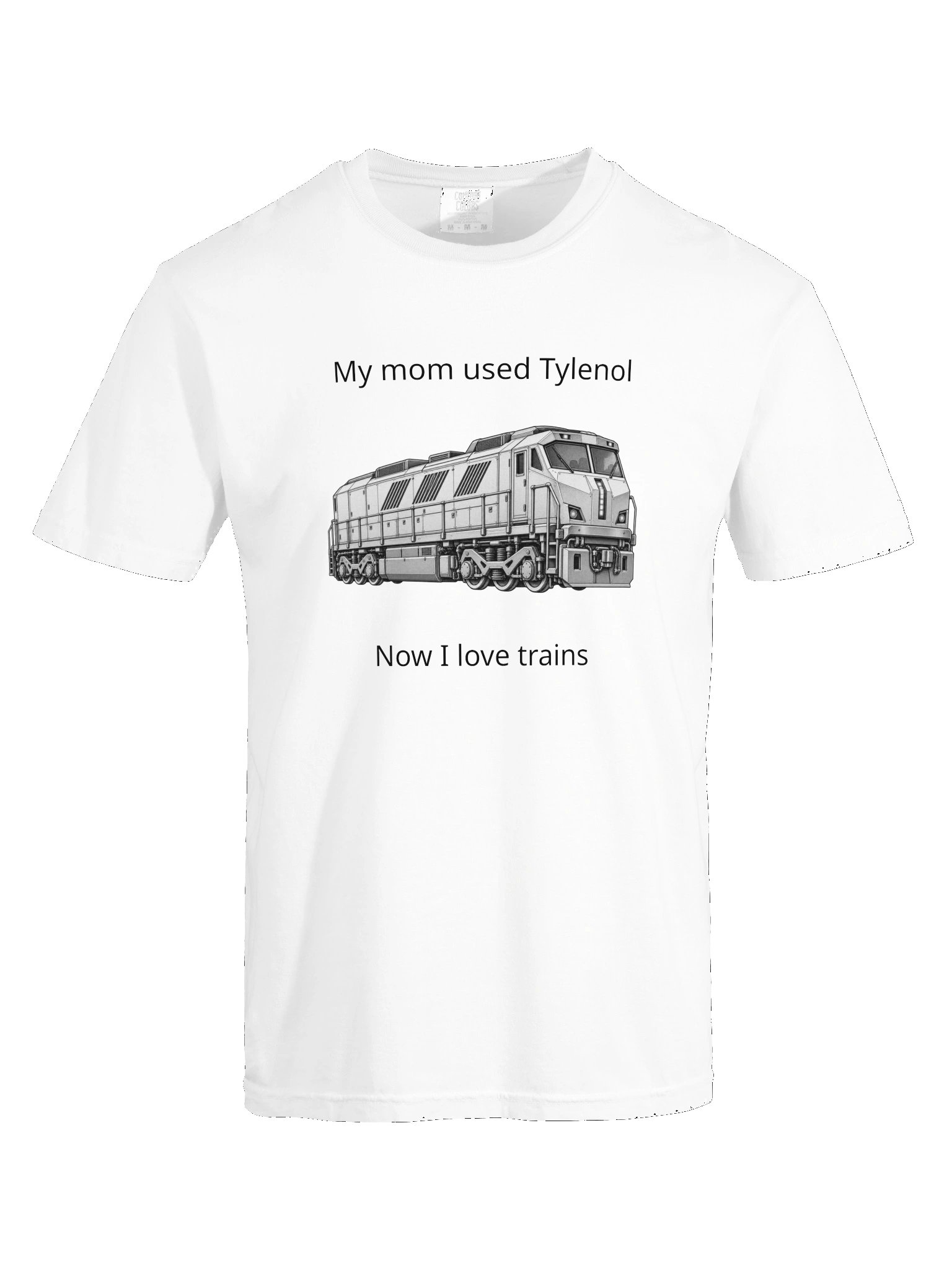 Adult Diesel Locomotive T-Shirt product image (171)