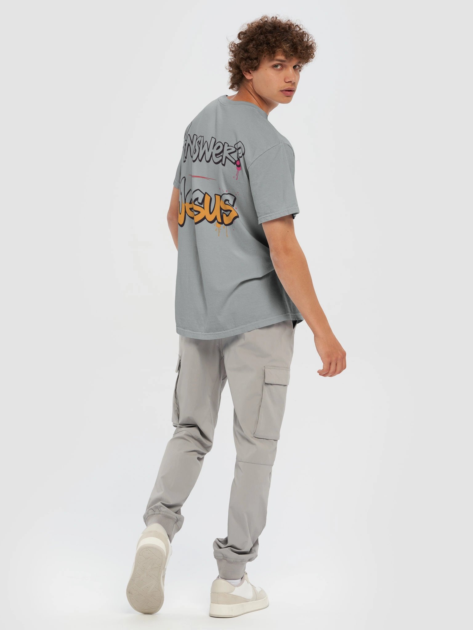 Jesus Answer Graffiti T-shirt product image (3)