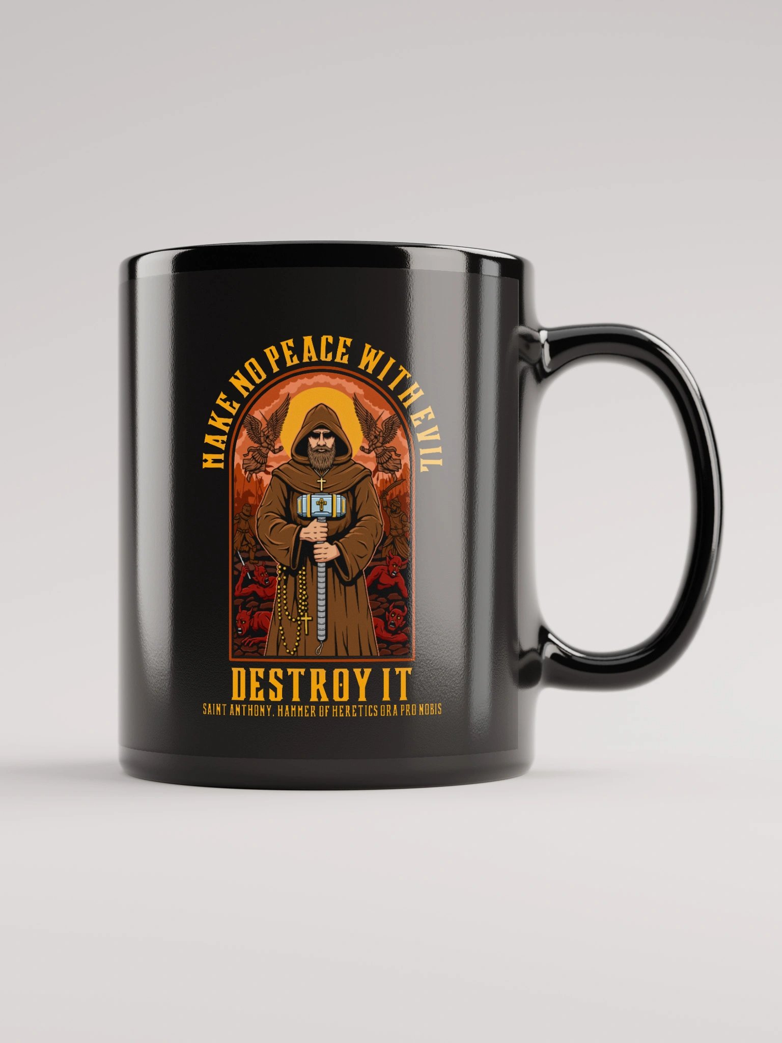 Saint Anthony Hammer of Heretics Mug product image (1)