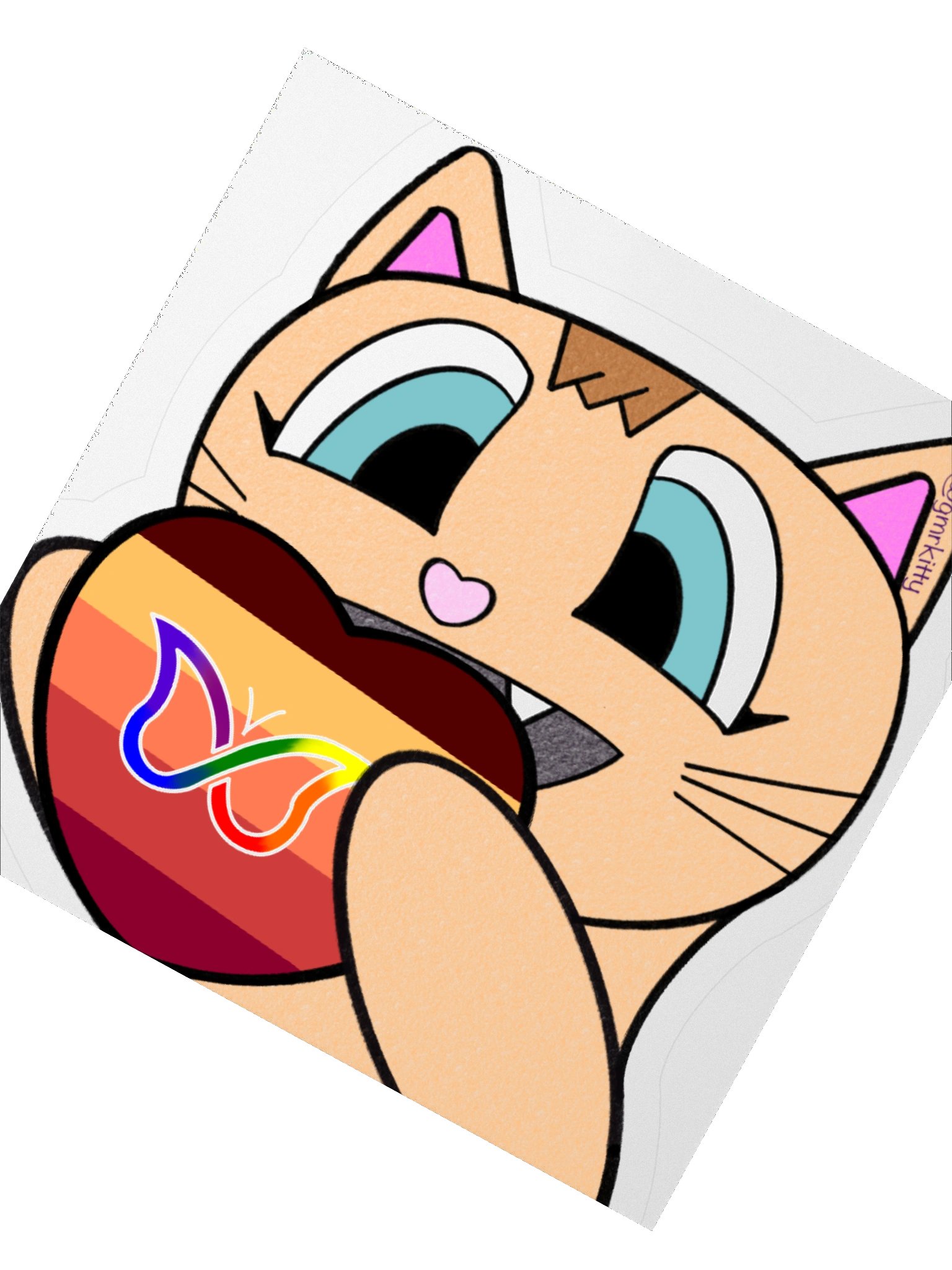 ADHD Pride Kitty Sticker product image (5)