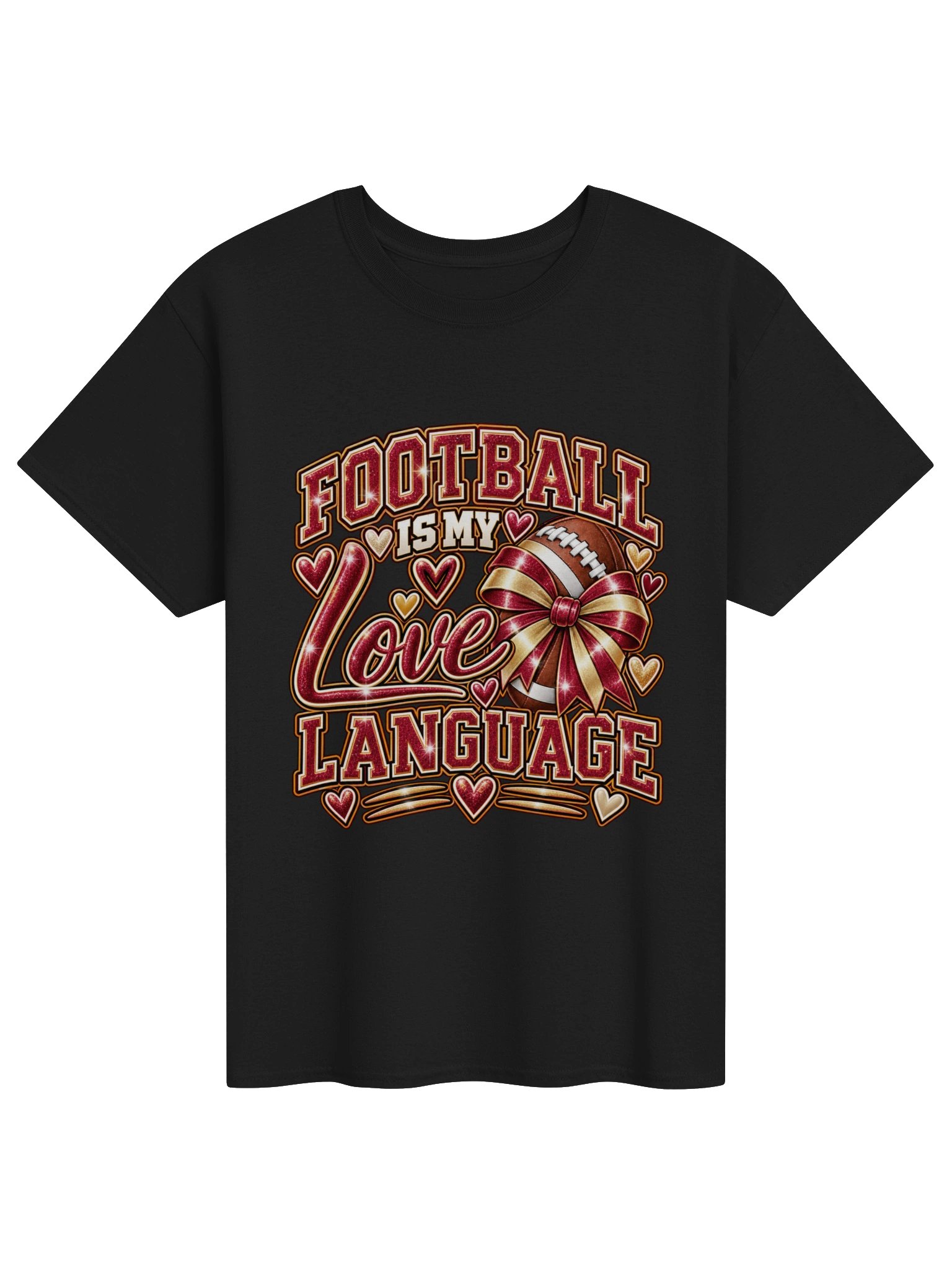 Football Is My Love Language Tee product image (2)