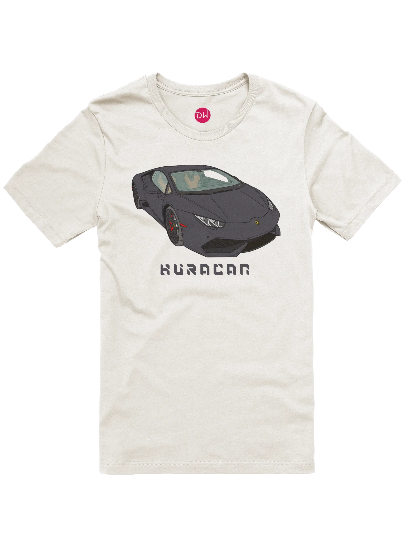 Black Lamborghini Huracan Shirt (Retro, Sketch, Silhouette) product image (3)