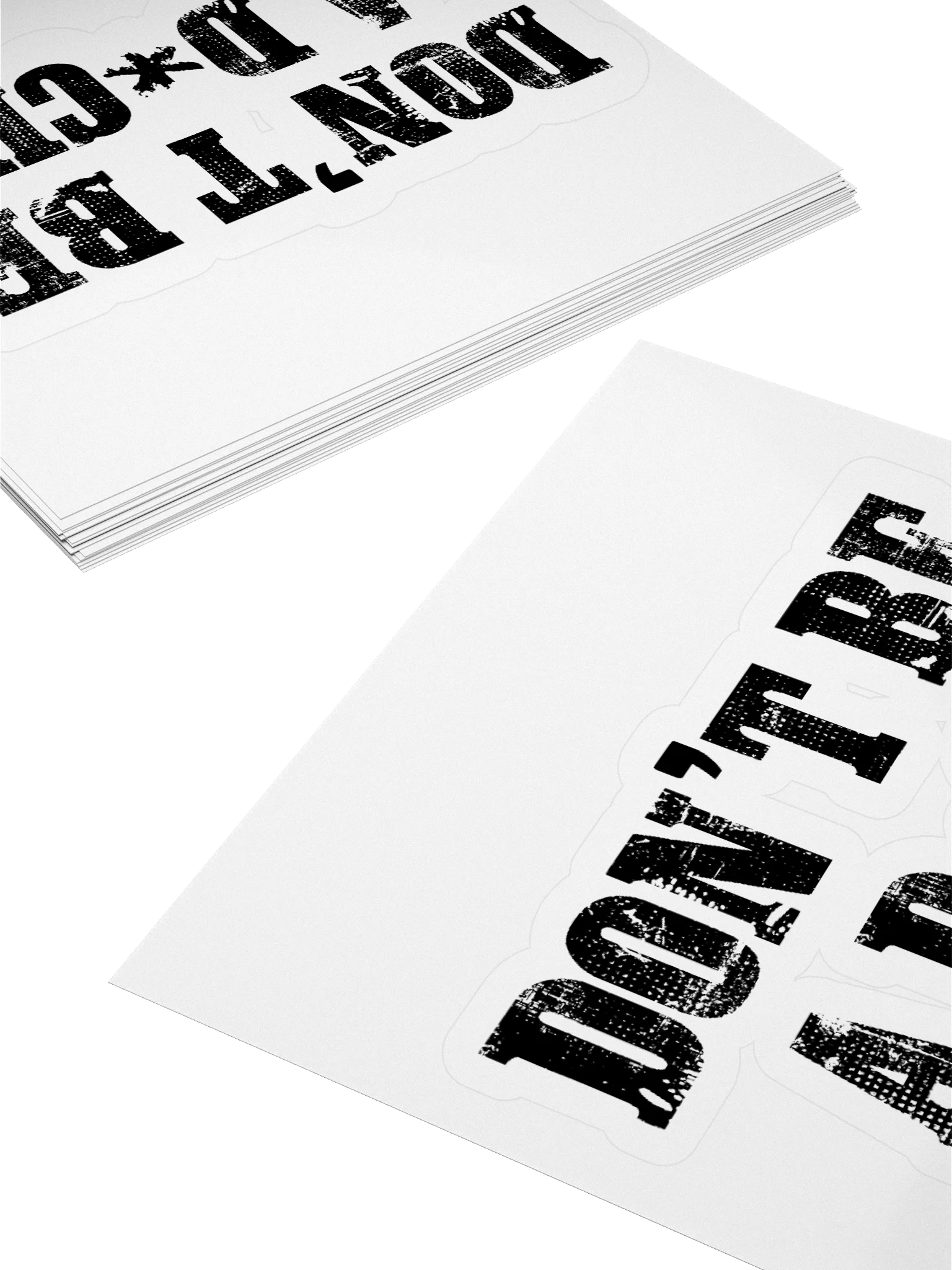 Don't Be A D*ck Sticker product image (4)