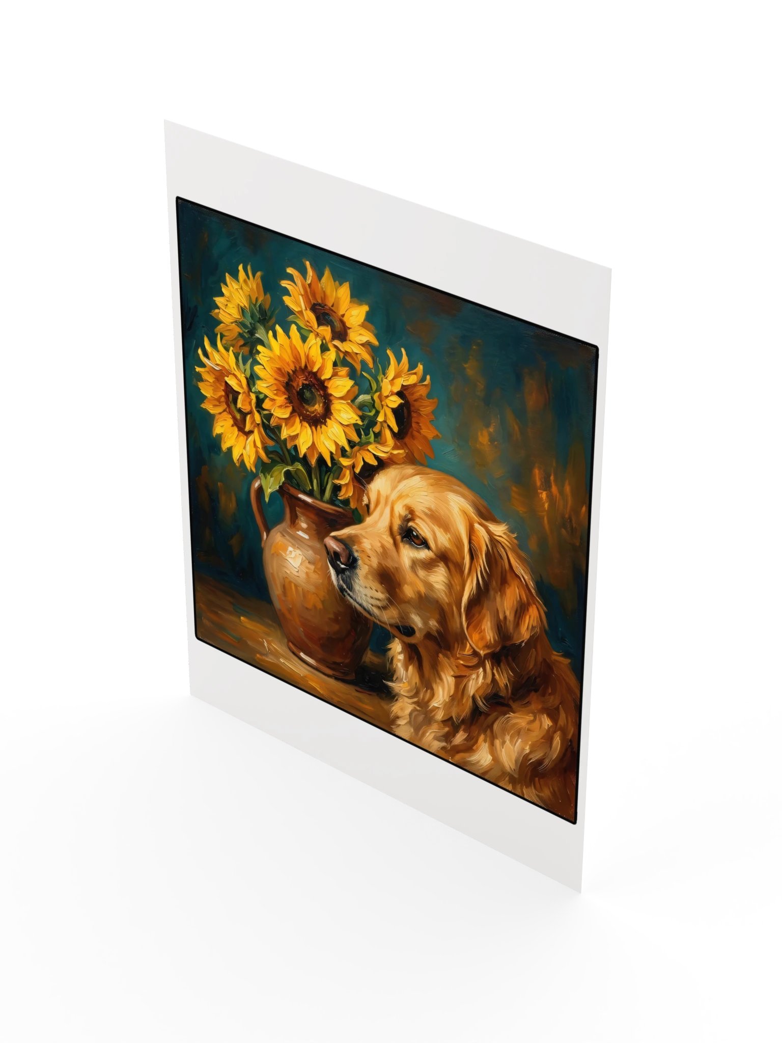 Sunflowers Golden Poster product image (17)