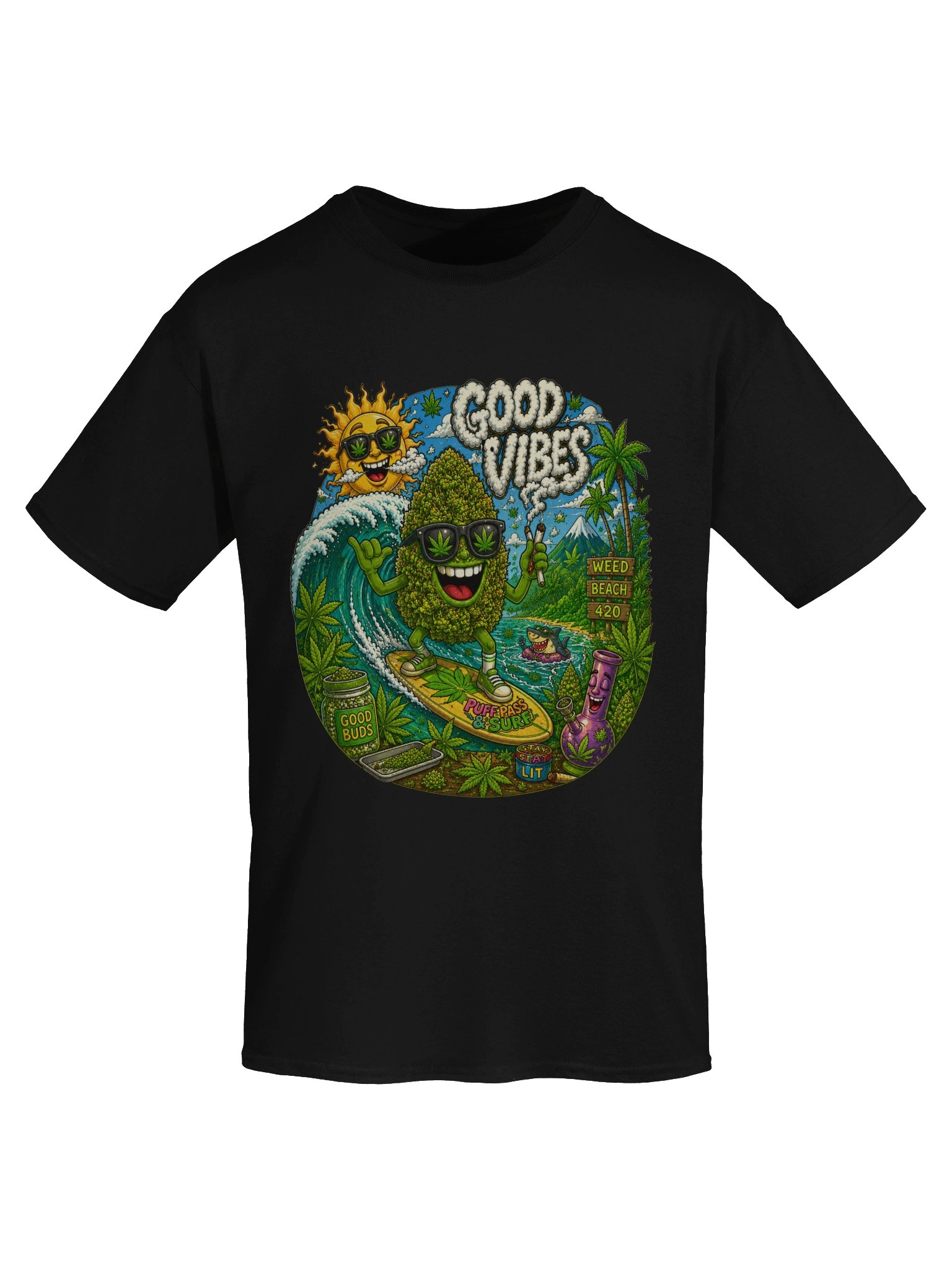 Surfing Nugg Graphic Tee product image (5)