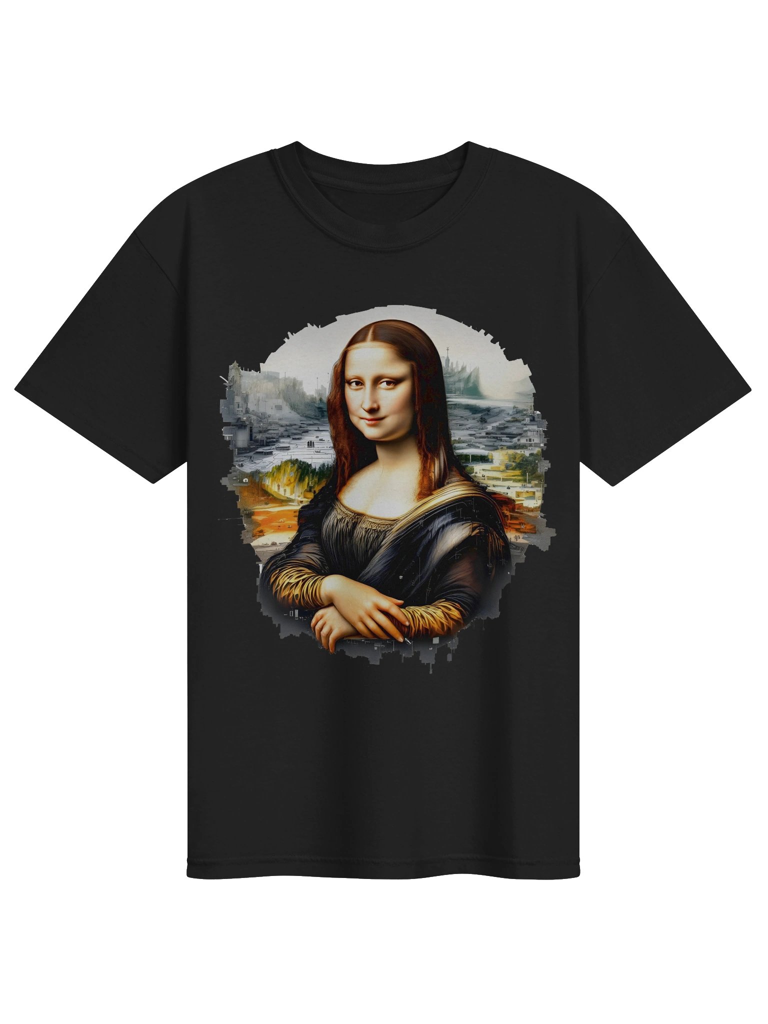 Surreal Mona Lisa Graphic Tee product image (1)