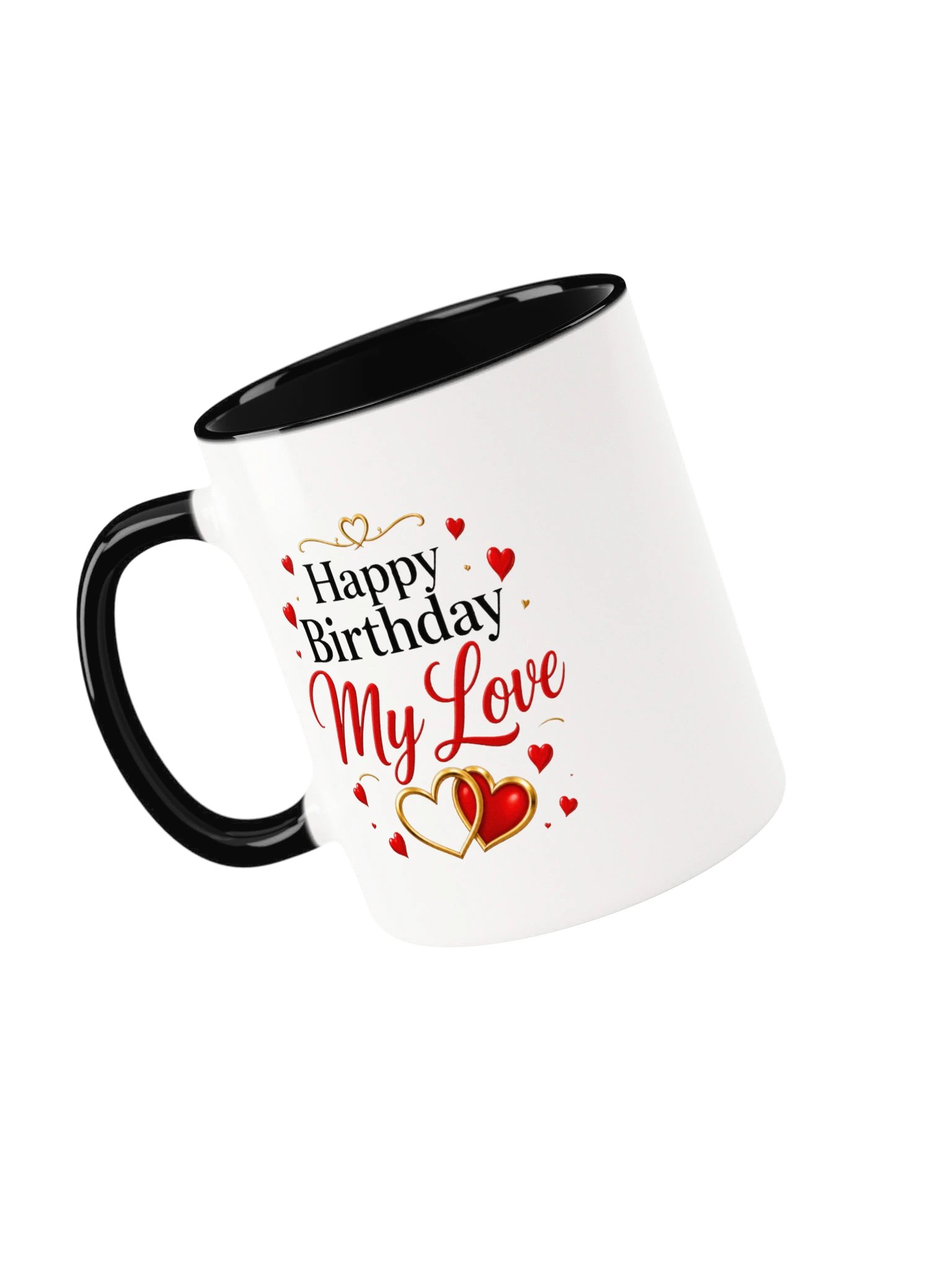 Happy Birthday My Love Mug - Linked Hearts product image (2)