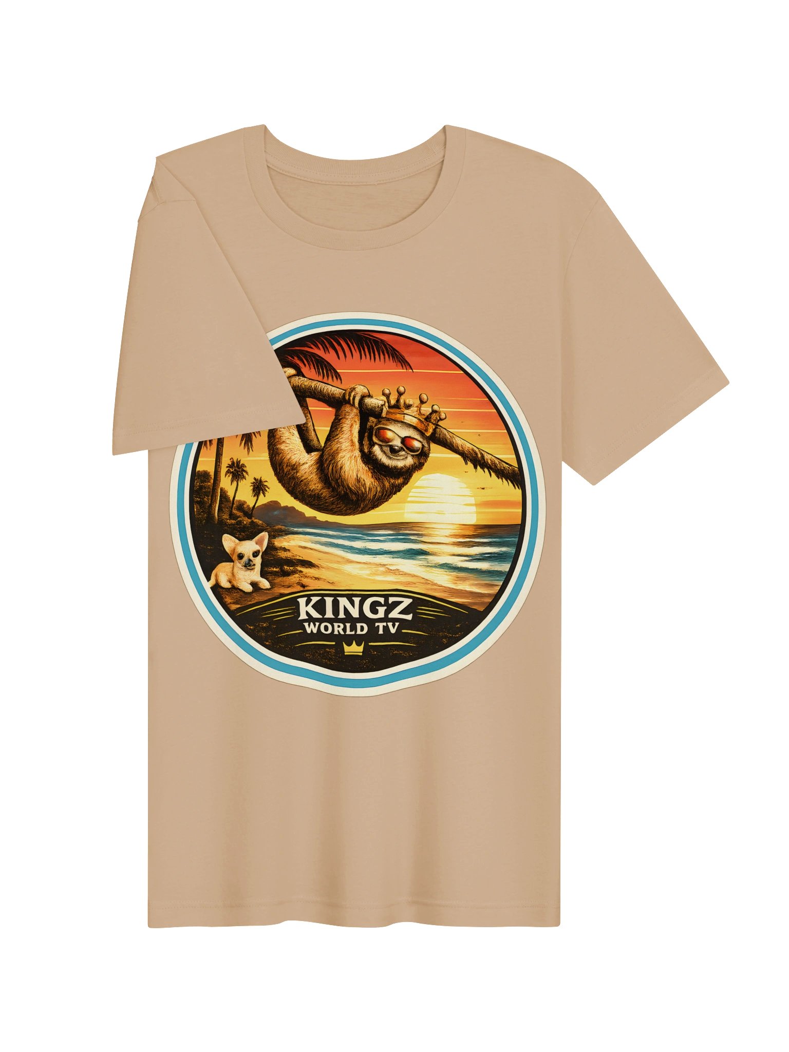 Kingz World Sunset Sloth Tee product image (83)