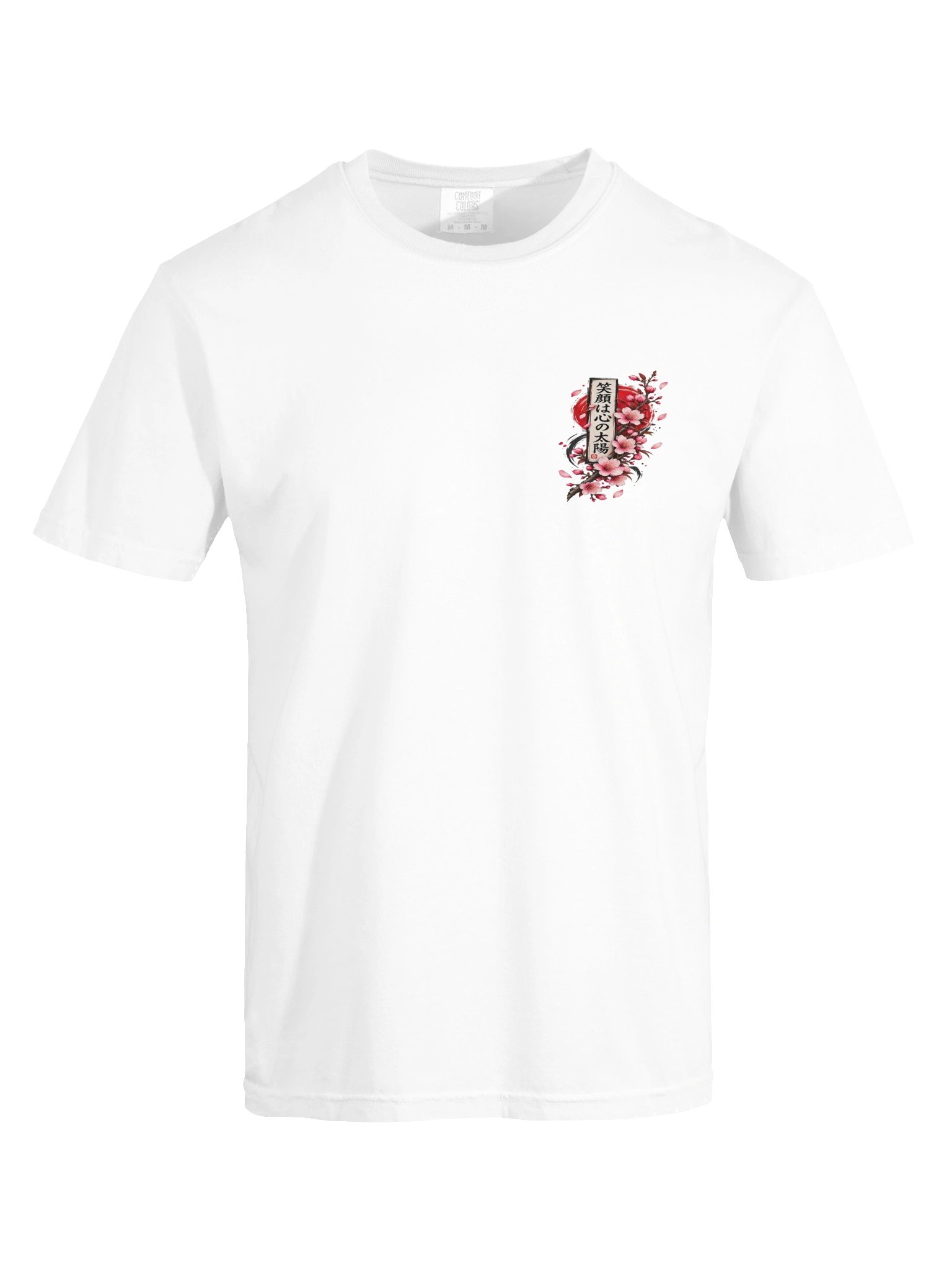 JAPANESE KOI FISH KATANA & SAKURA DOUBLE-SIDED GRAPHIC T-SHIRT | JAPANESE STREETWEAR TEE product image (3)