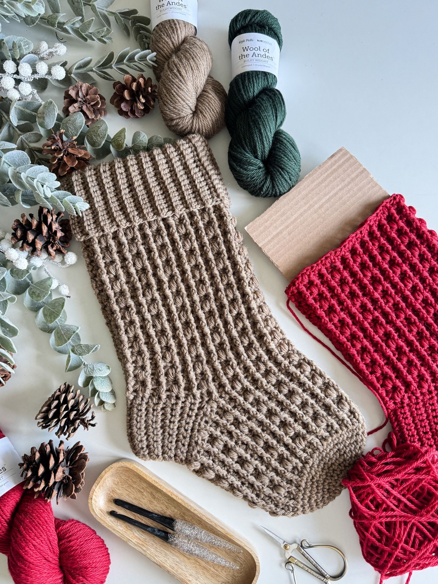 Snuggle Season Stocking Crochet Pattern product image (3)