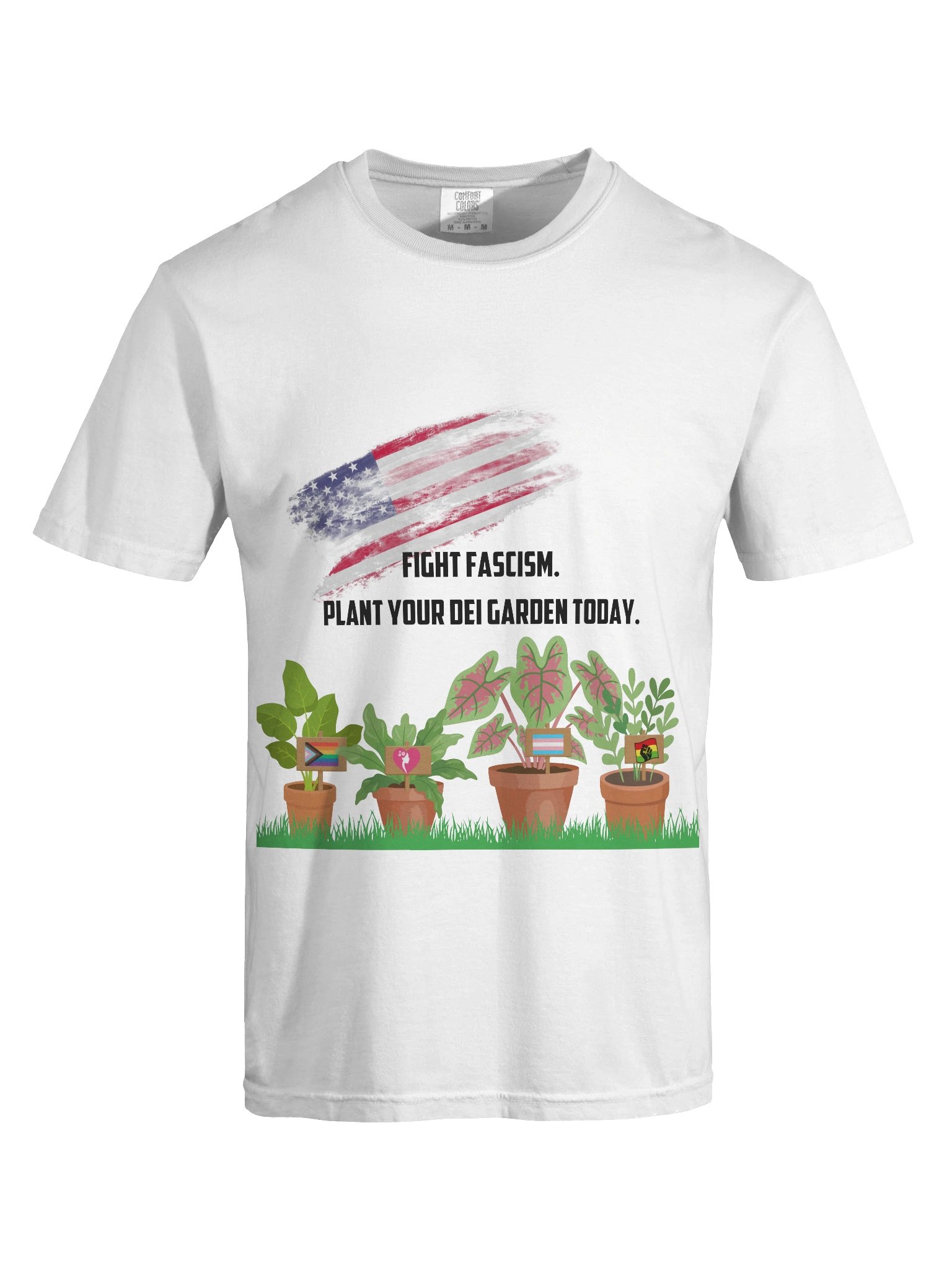 Fight Fascism DEI Garden T-Shirt product image (7)