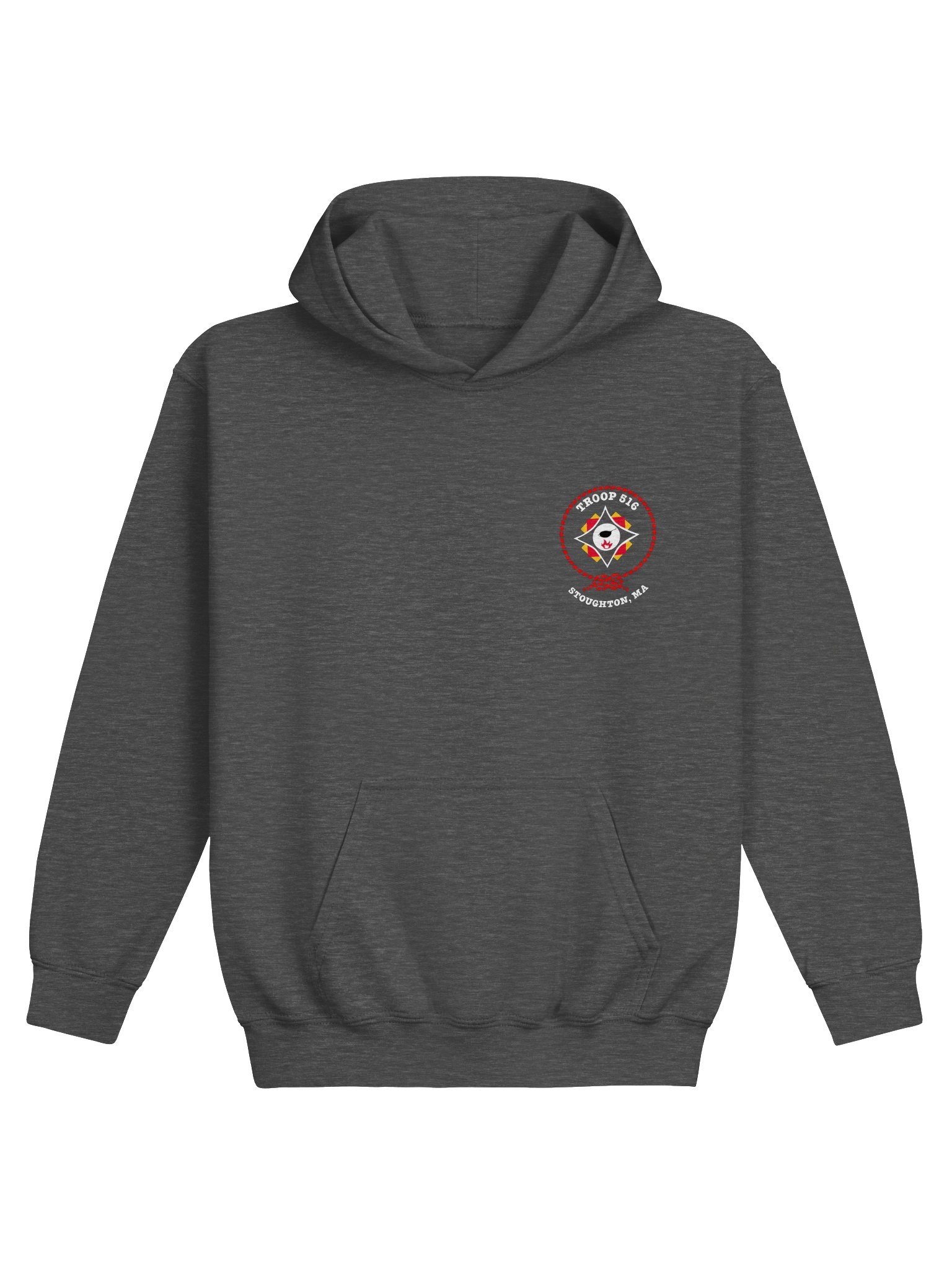 Stoughton 516 Scout Emblem Youth Hoodie product image (1)