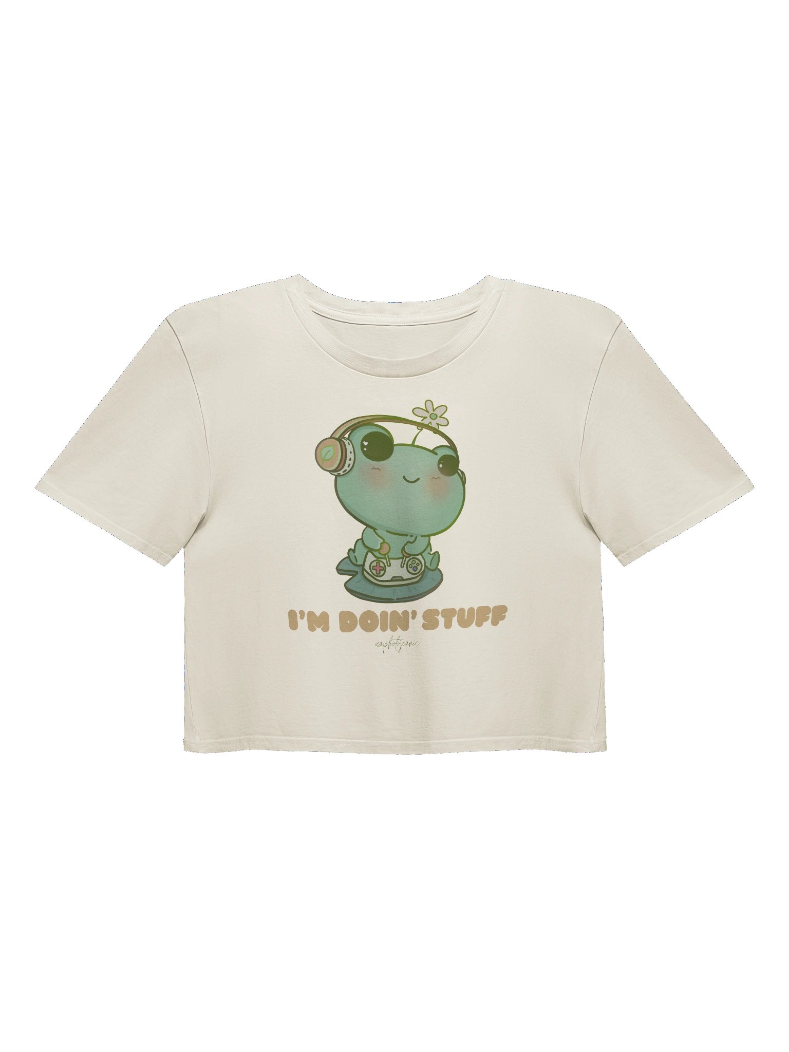 I'm Doin Stuff Cropped Tee product image (1)