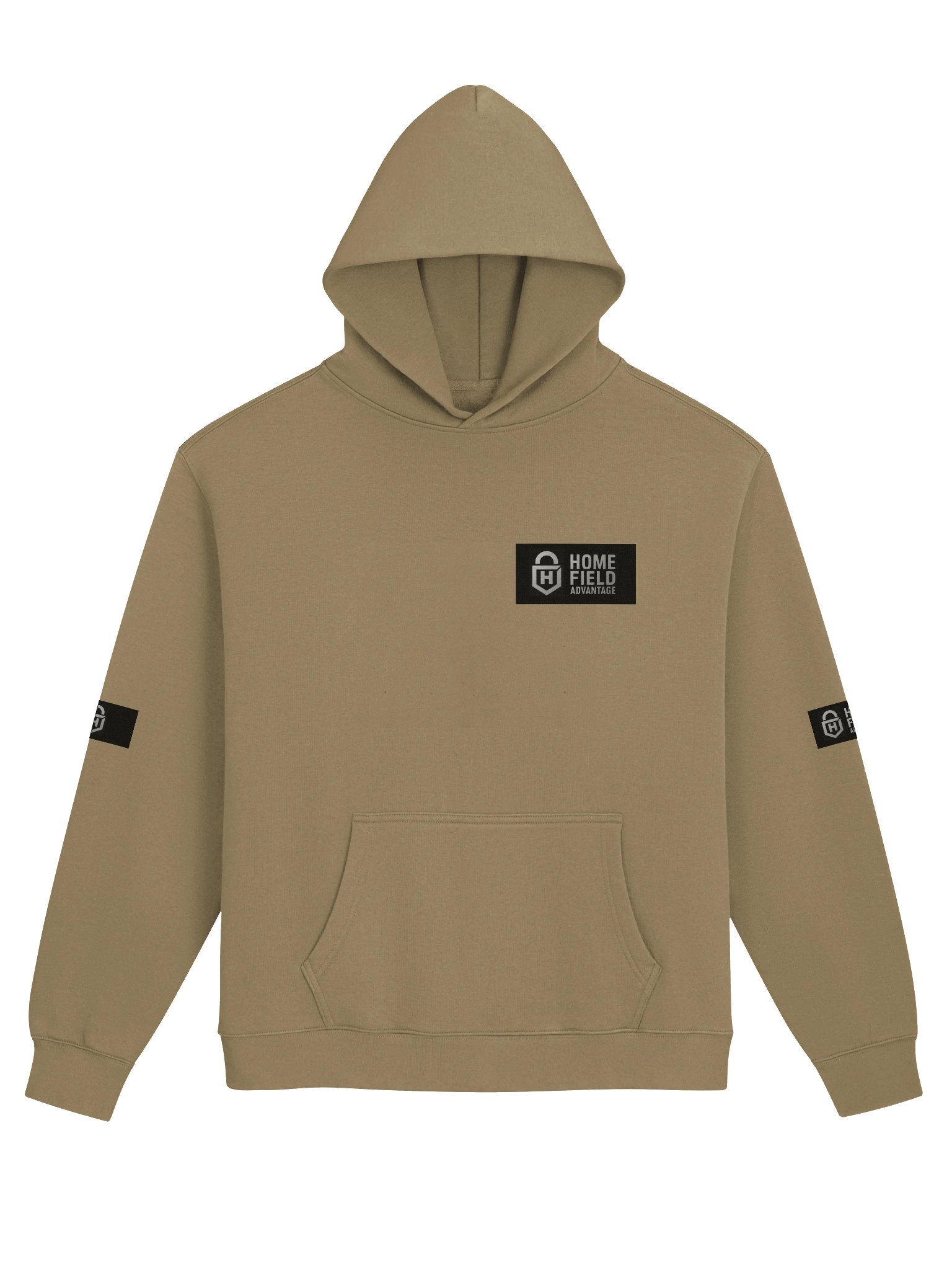 HomeField Luxe | Silver & Black Premium Hoodie product image (2)