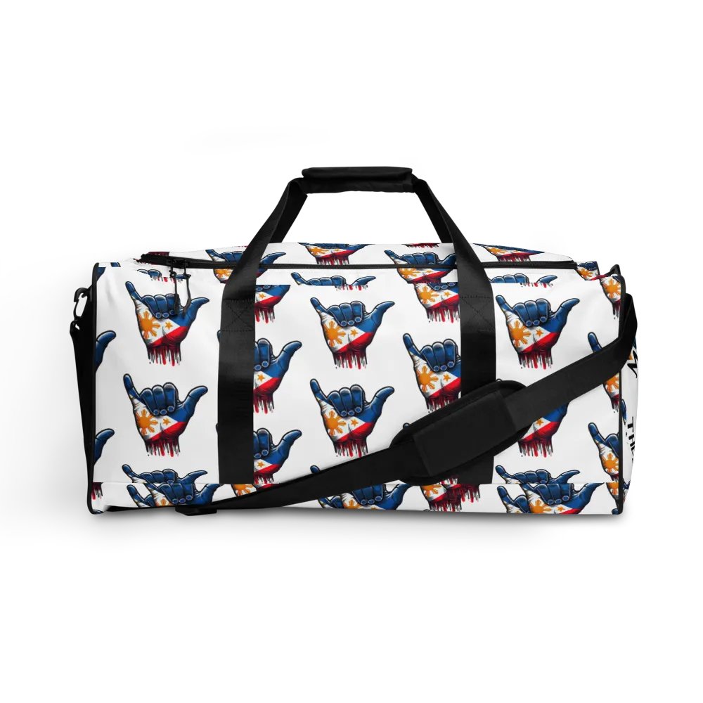 Mabuhay The Aloha of the Philippines Duffle Bag - Shaka Hang Loose Vibes for Your Adventures product image (1)