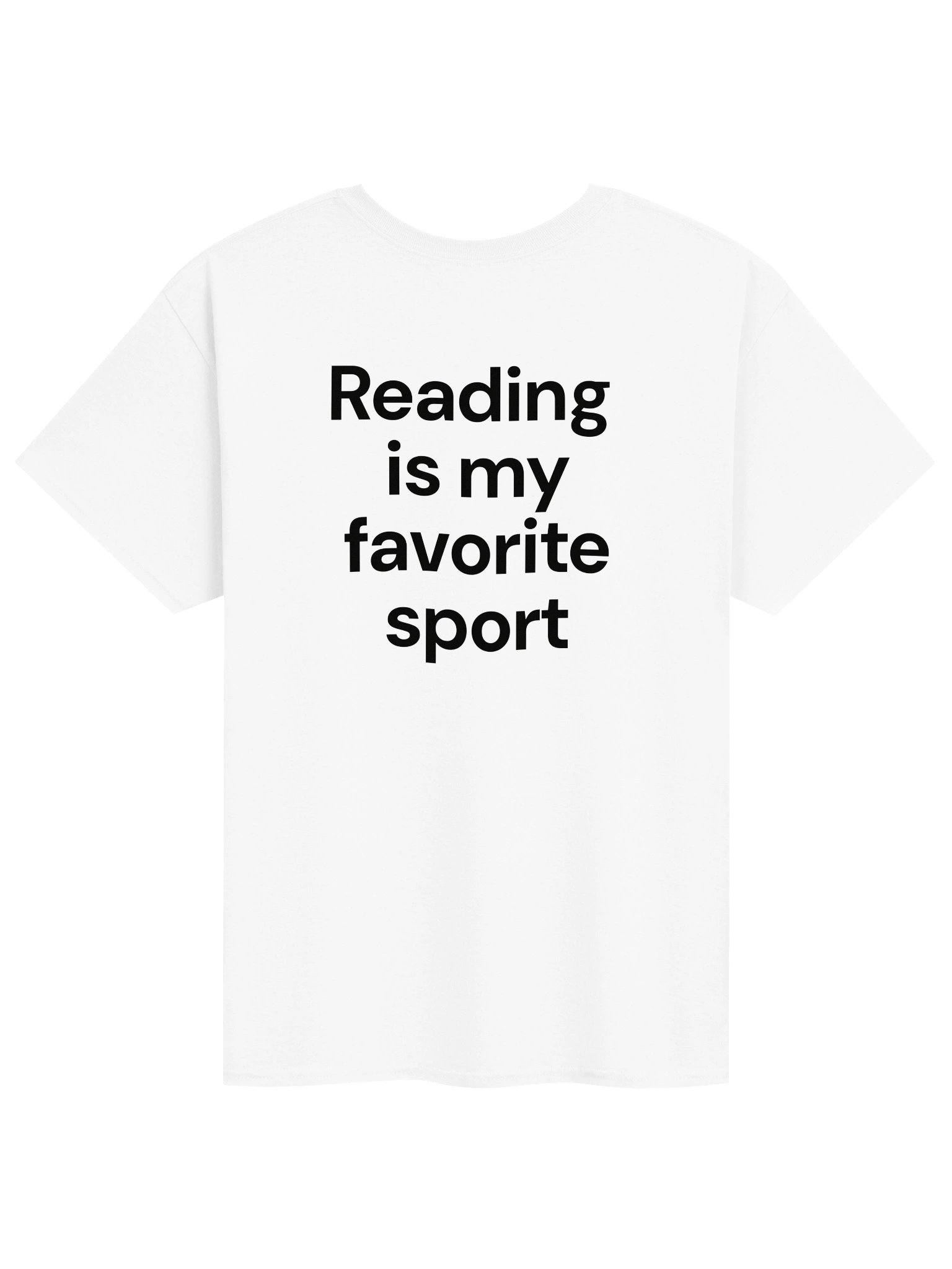 "Reading Is My Favorite Sport" T-Shirt (Grown ups) product image (22)
