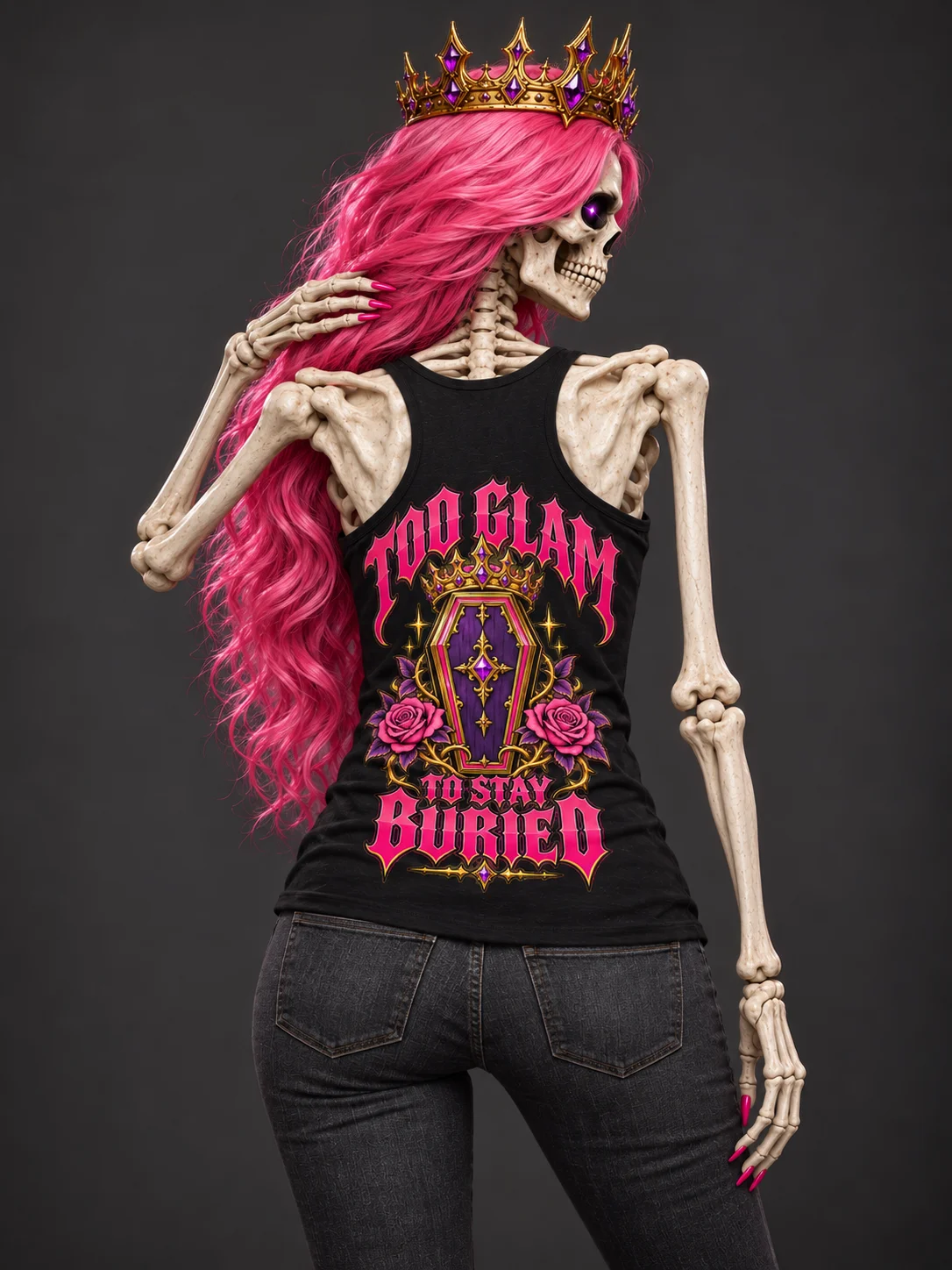 Womans Dead Inside Still Slaying Tank product image (2)