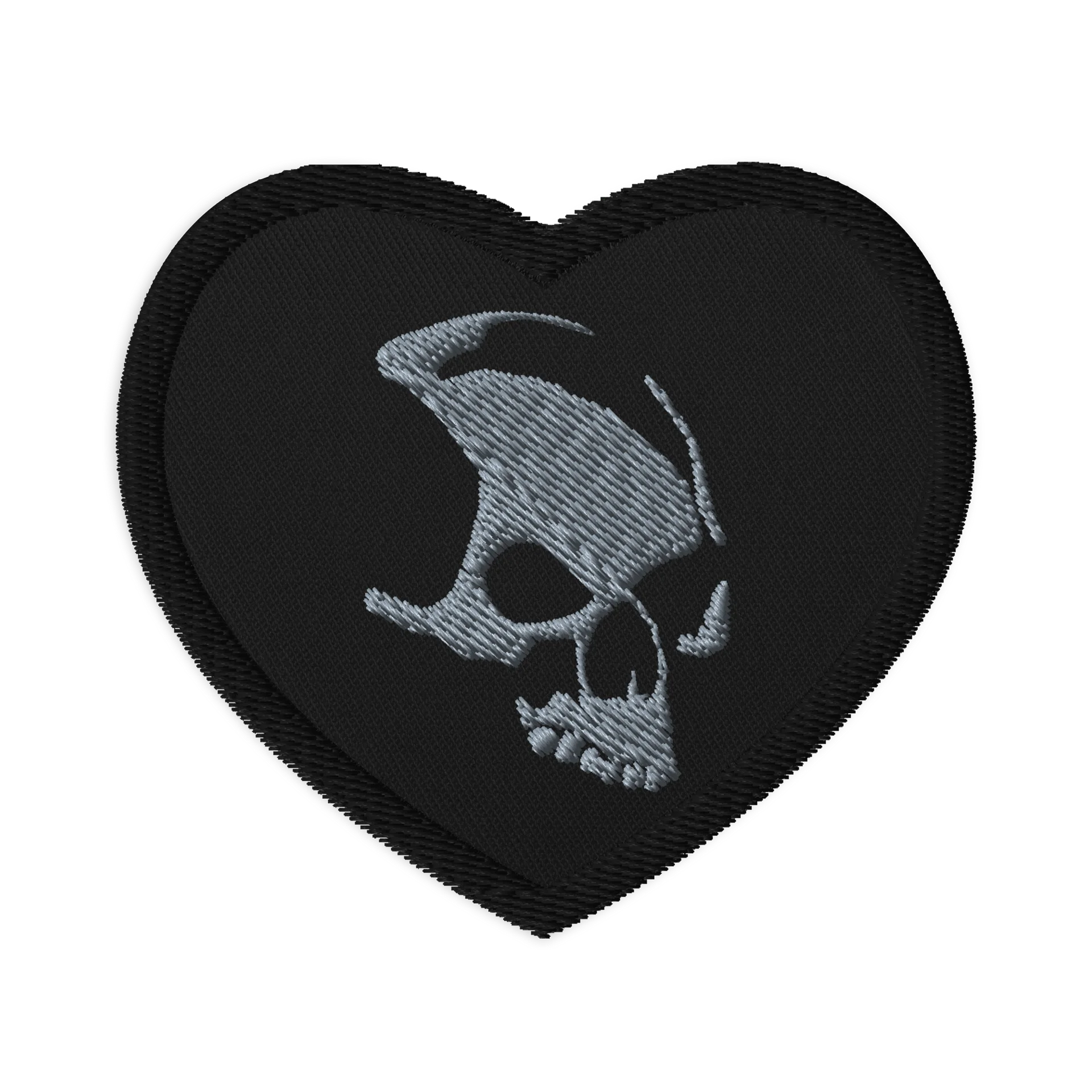 ARMADA SKULL EMBROIDERED HEART PATCH product image (1)