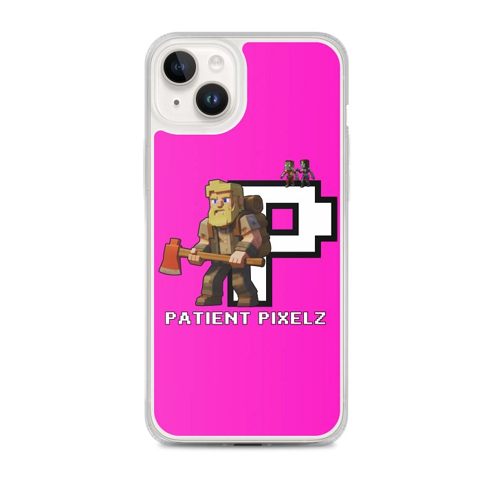 Patient PixelZ P Logo iPhone® MagSafe® Case (Hot Pink) product image (1)