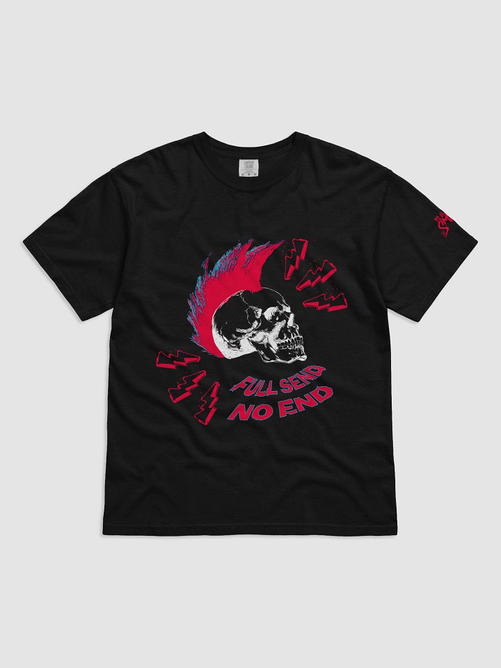 FULL SEND - NO END Black Tee Vs. 2 product image (1)