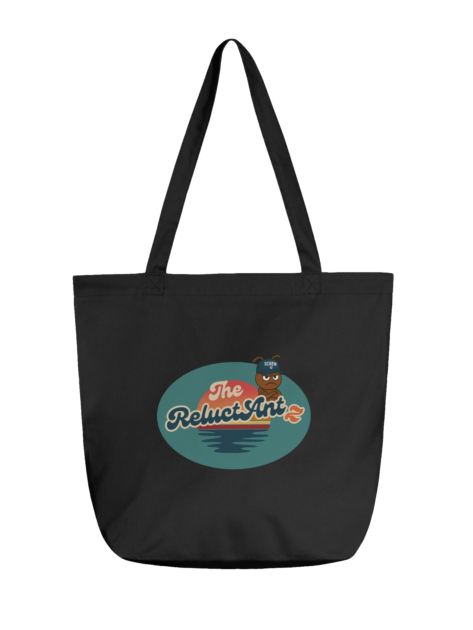 Screw U Tote Bag by The ReluctAntz - Black product image (1)