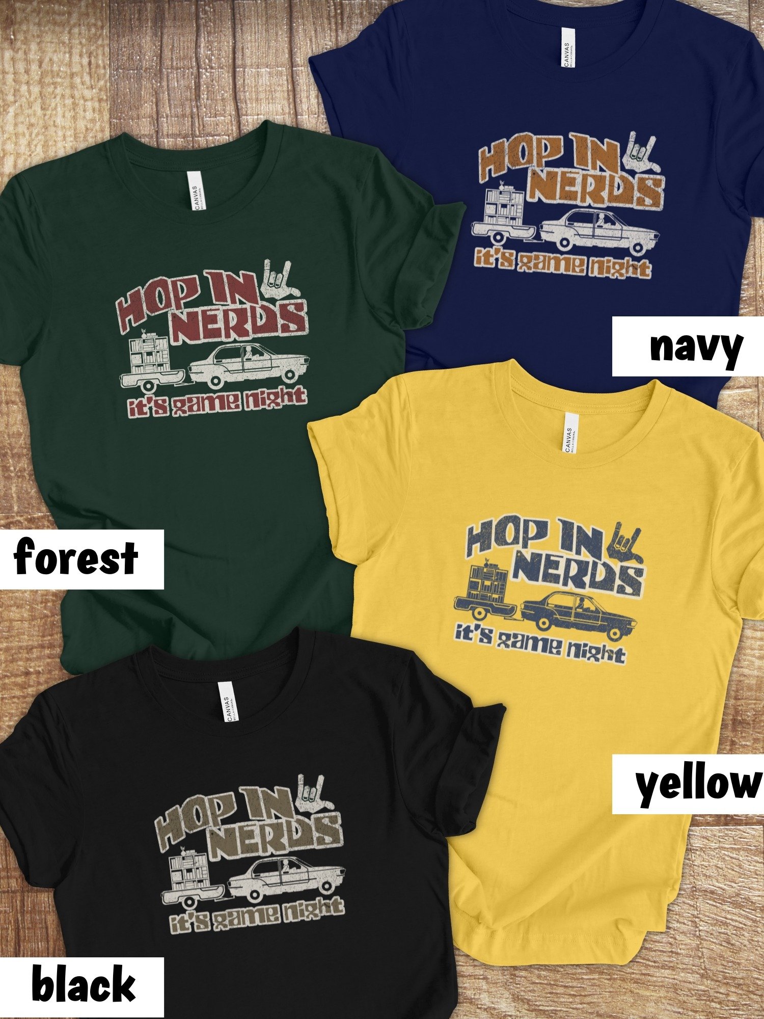 Nerdy Retro Shirt for Board Gamers, Board Game Night T-shirt in Green product image (4)