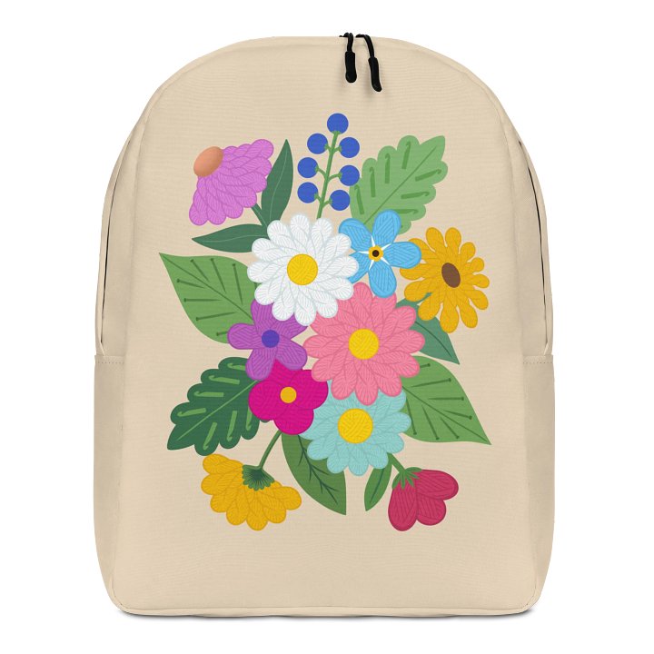 Floral Yarn Backpack product image (1)