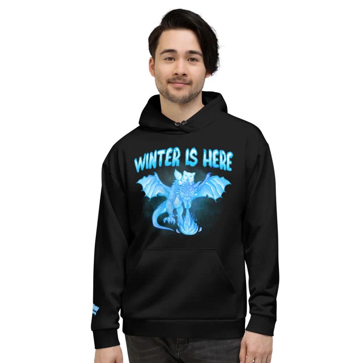 Black Winter is Here Hoodie - Front product image (1)