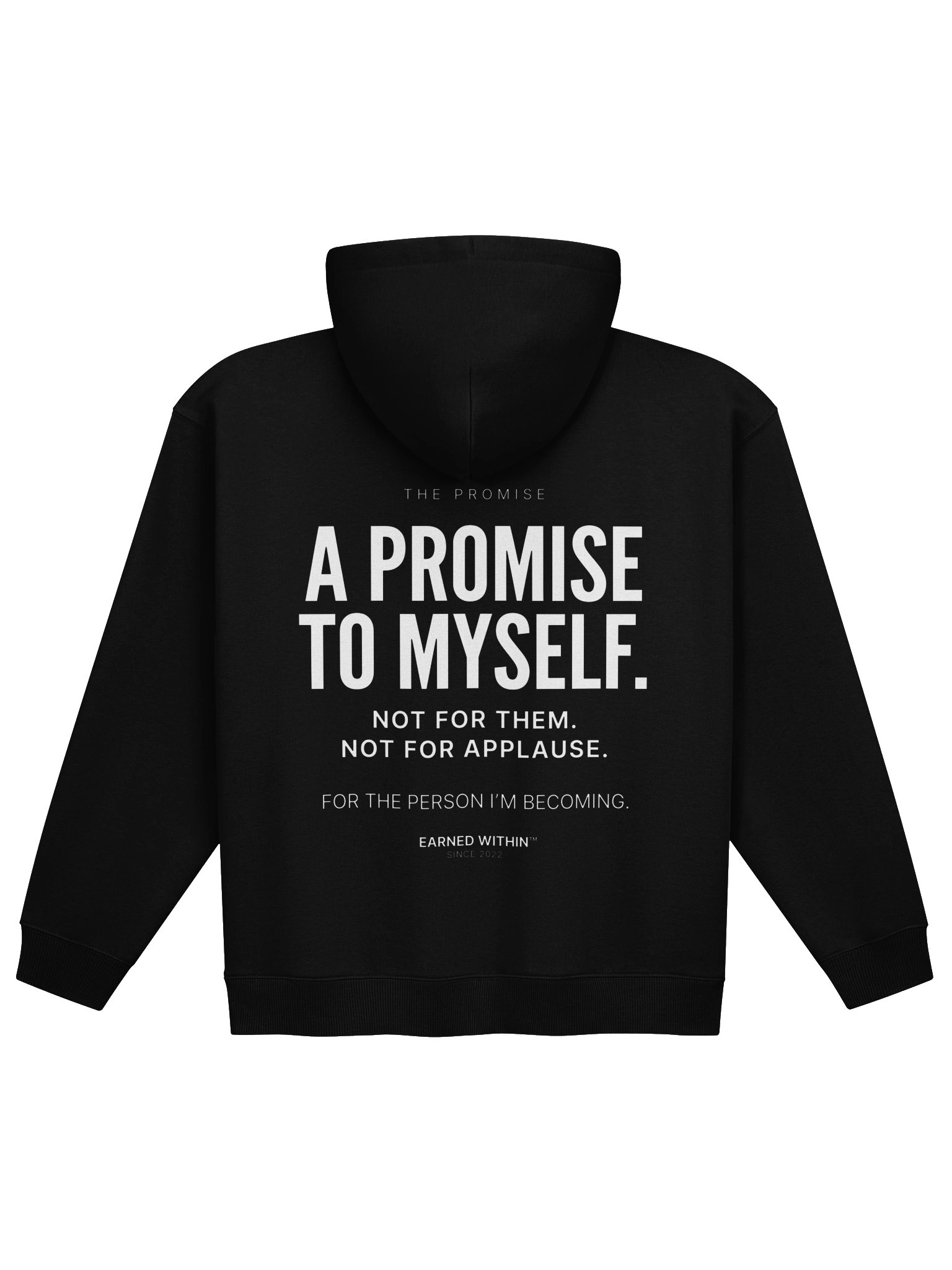 A PROMISE TO MYSELF HOODIE — DARK product image (1)