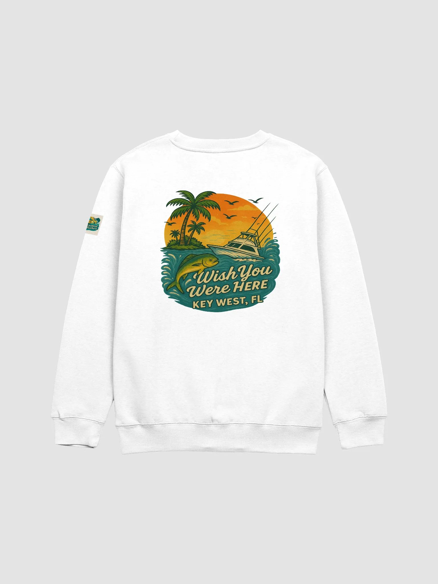 Sunset Billfisher Crewneck Sweatshirt product image (1)