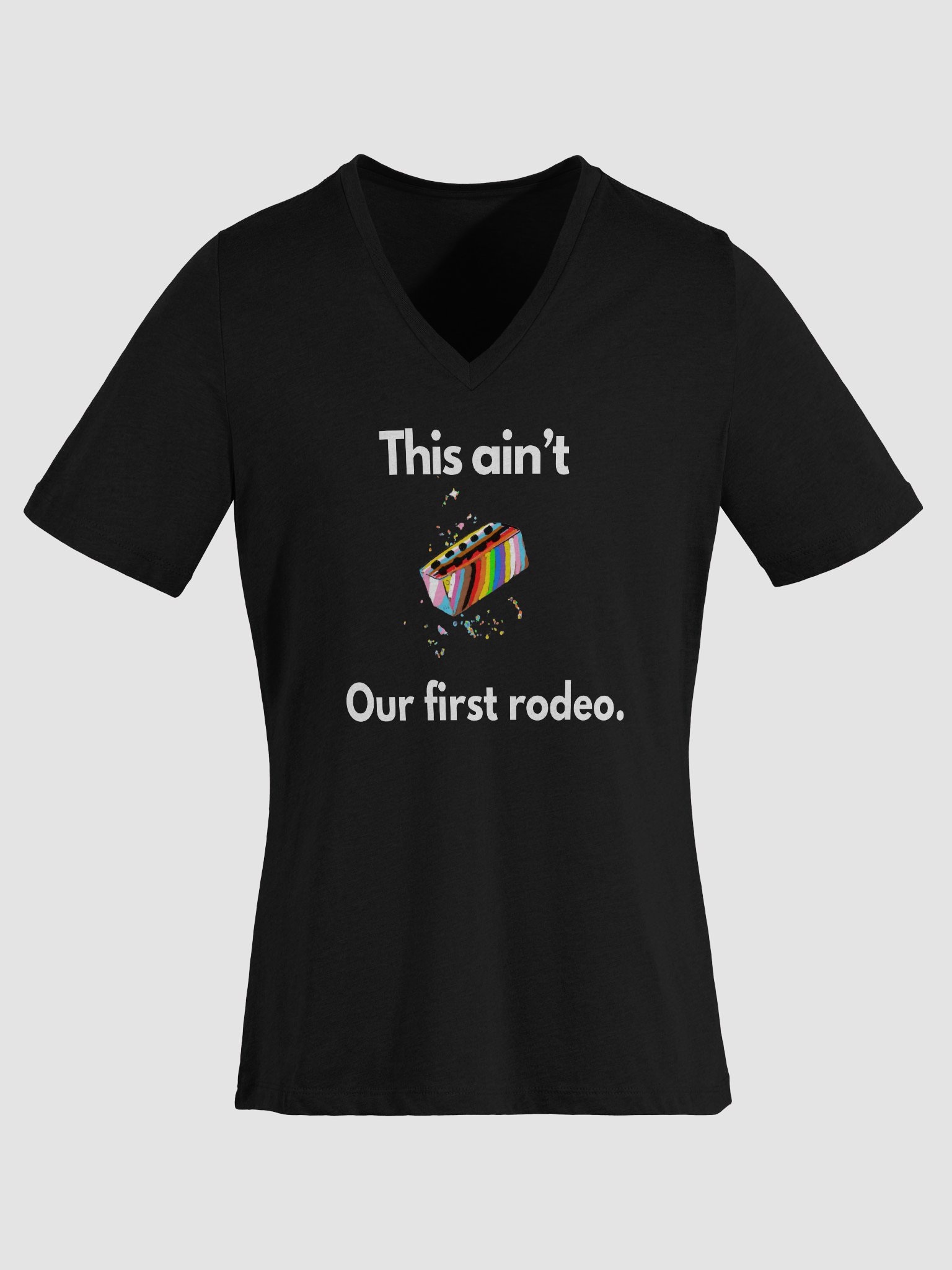 This Ain't Our First Rodeo Relaxed V-Neck Tee product image (27)