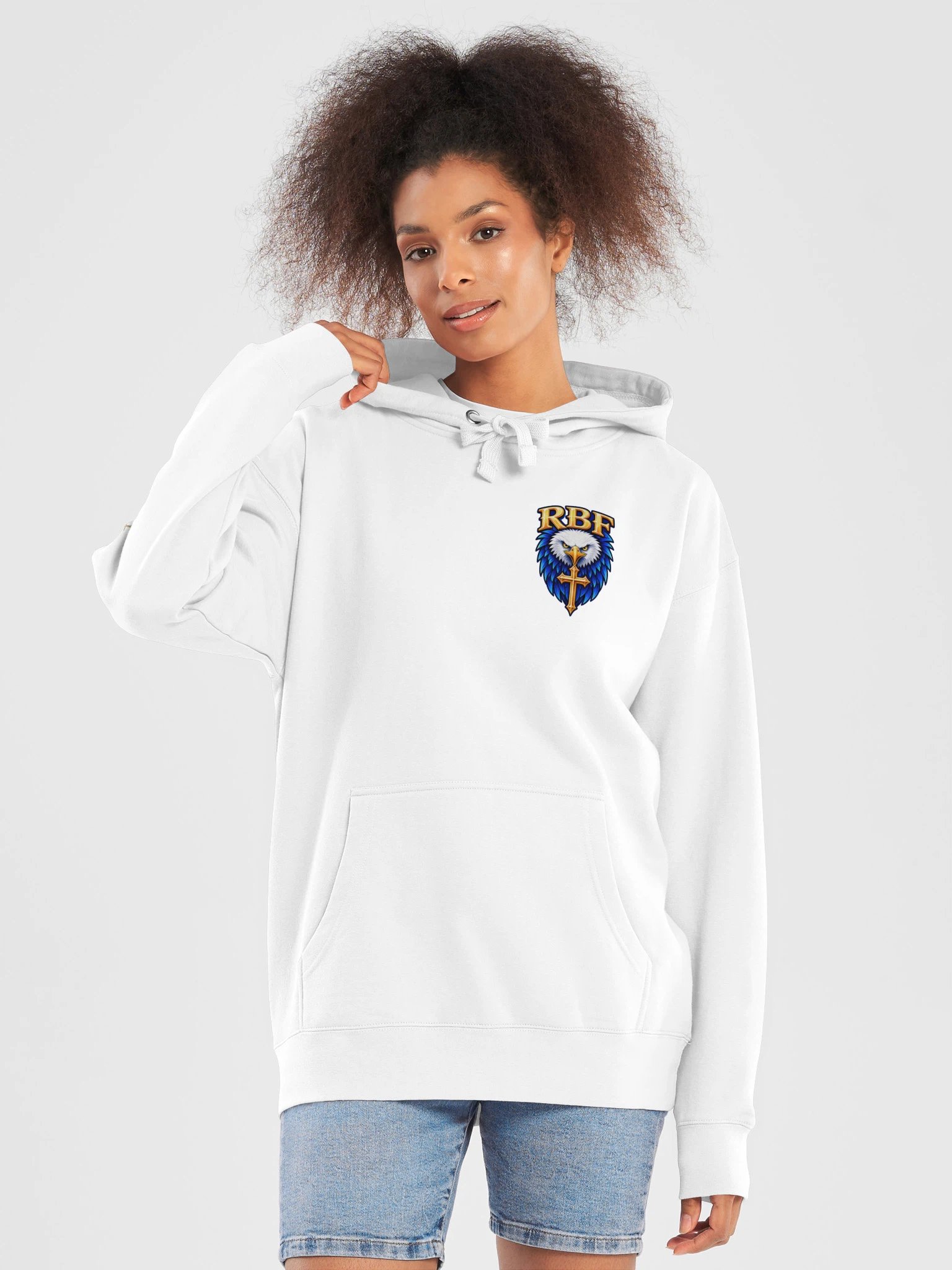 Eagle White Hoodie product image (5)