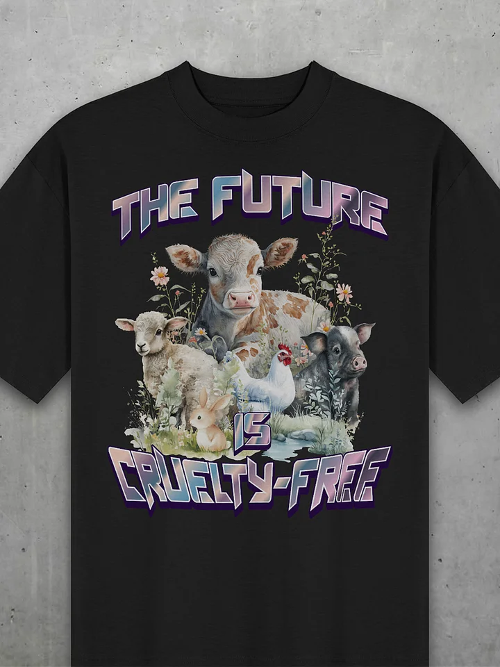 The Future Is Cruelty-Free Oversized Tee product image (1)