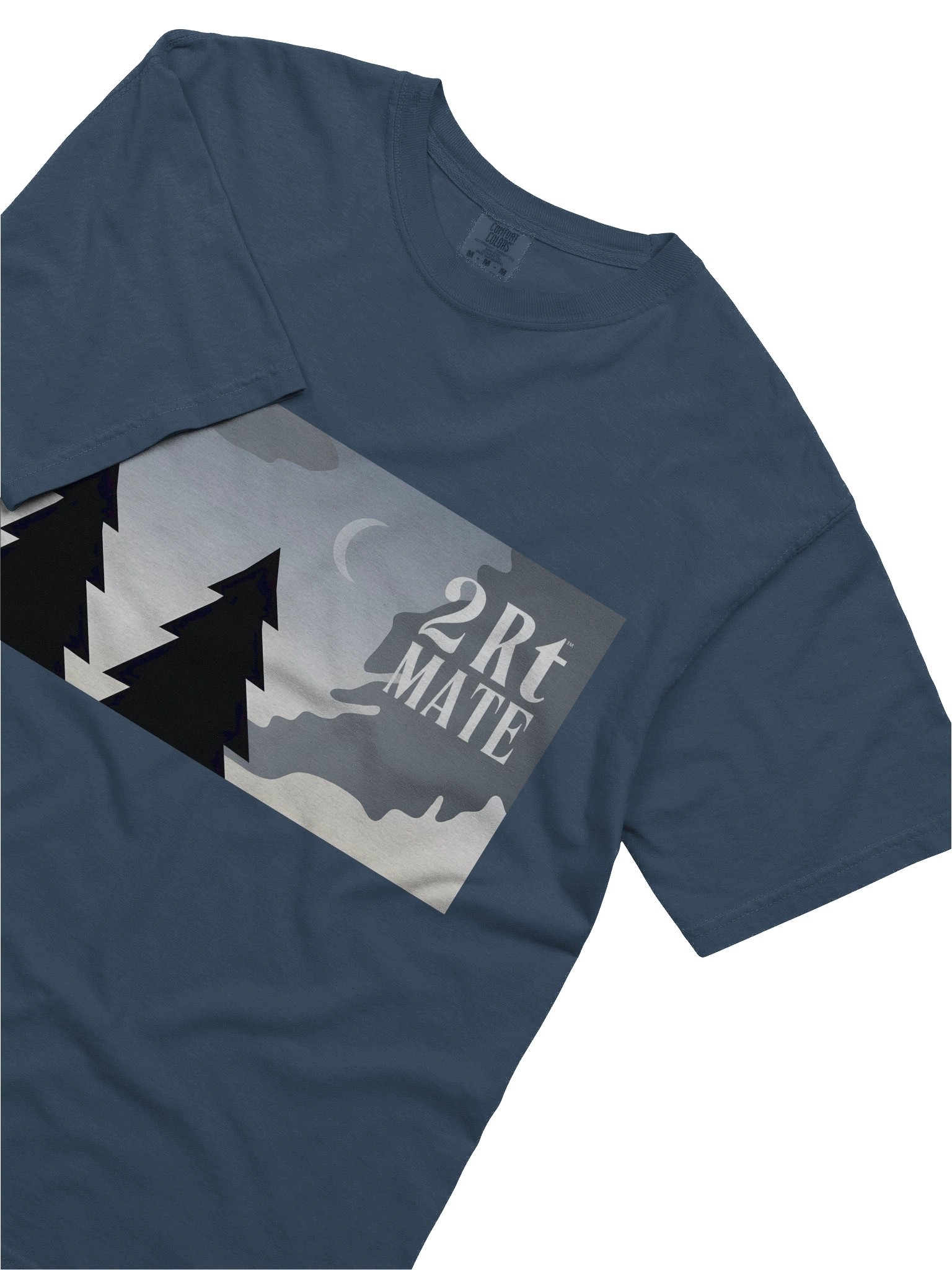 Pine Tree- Dusty Blue Tee product image (5)