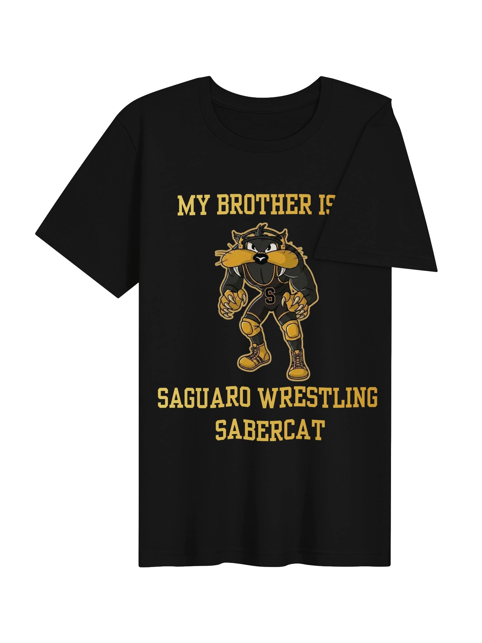 My Brother Is a Saguaro Wrestling Sabercat Tee product image (27)