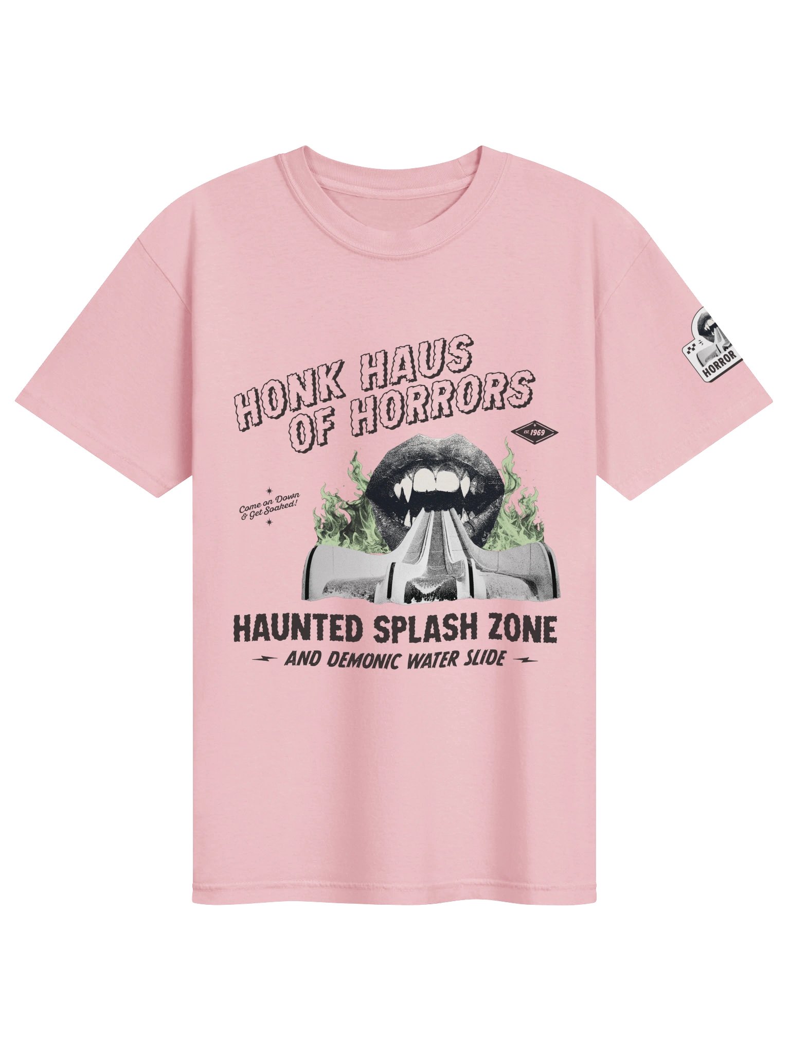 pastel honk haus of horrors printed shirt product image (1)