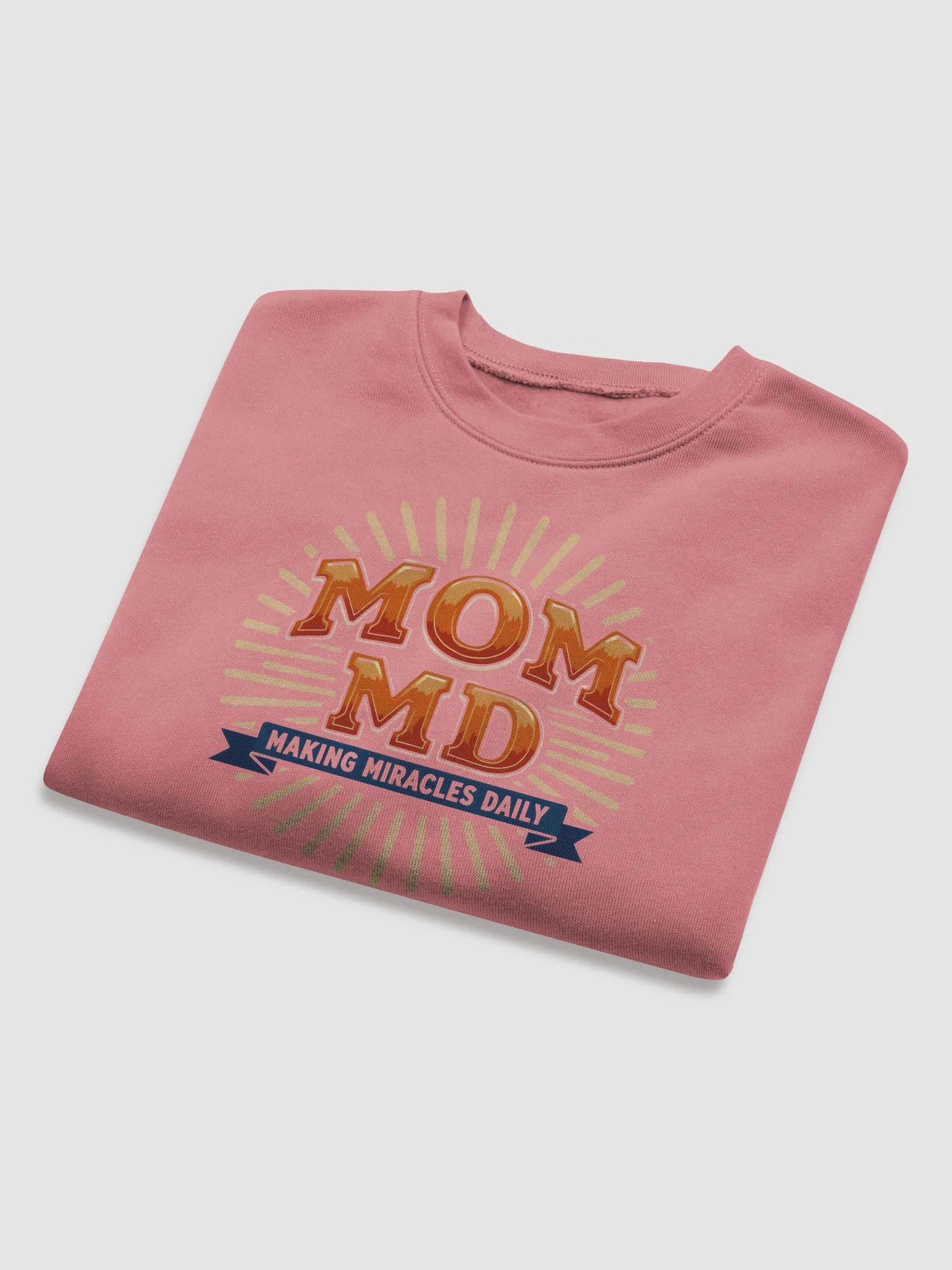 MOM MD Making Miracles Crop Sweatshirt product image (22)