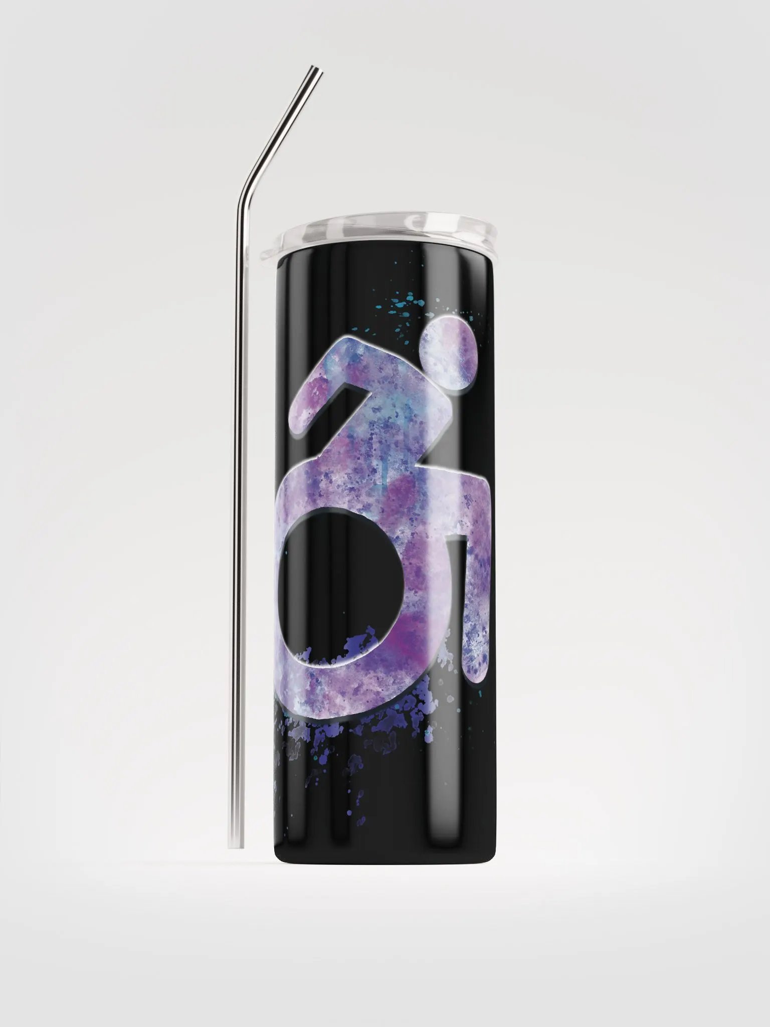Wheelie, Purple Splash SS Tumbler product image (1)