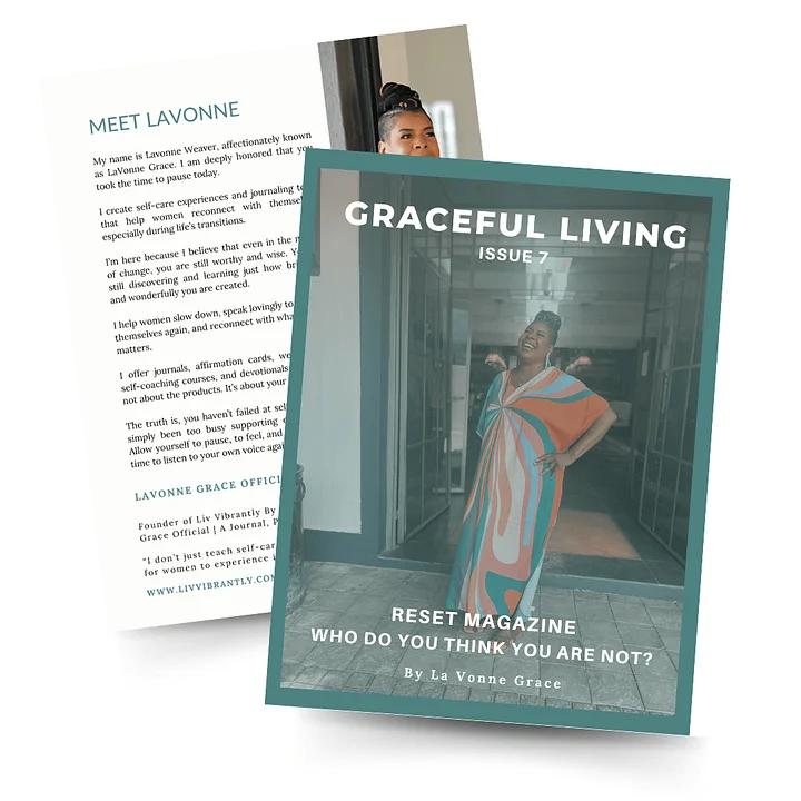 Graceful Living Magazine Issue 7: Who Do You Think You Are Not? product image (2)